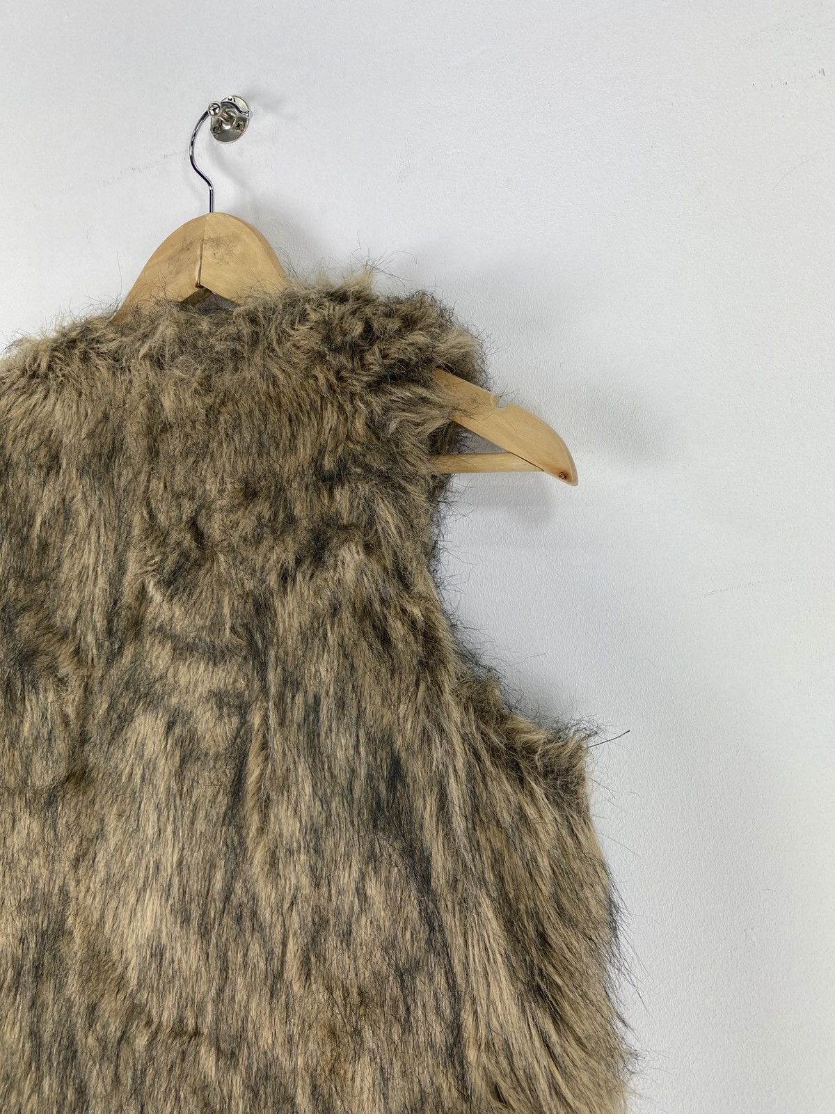 XOXO Vintage 90’s Faux Fur Genuine Leather Vest by Xoxo Size XS / US 0-2 / IT 36-38 - 5 Thumbnail