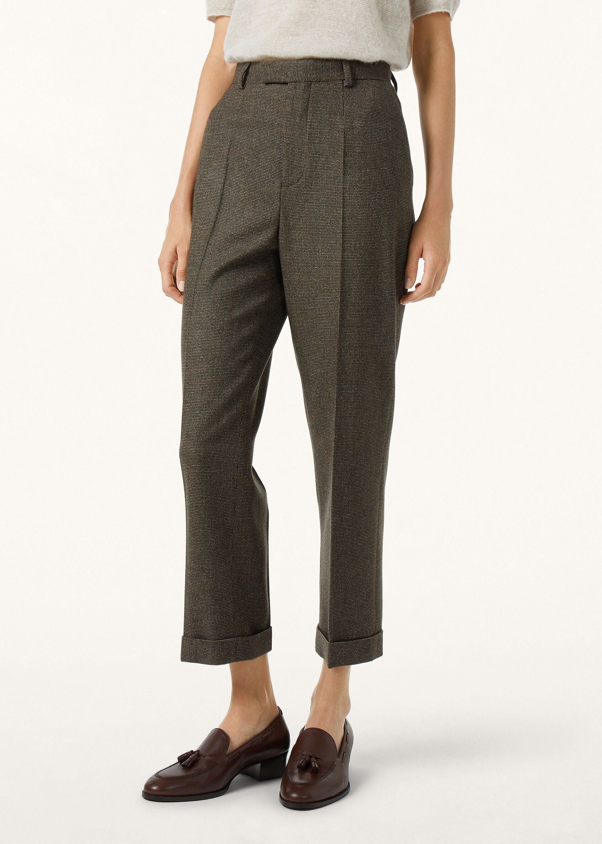 Loro Piana os11x0426 FAQ5886 Louis Pant in Multicolor Size 27" / US 4 / IT 40 - 4 Thumbnail