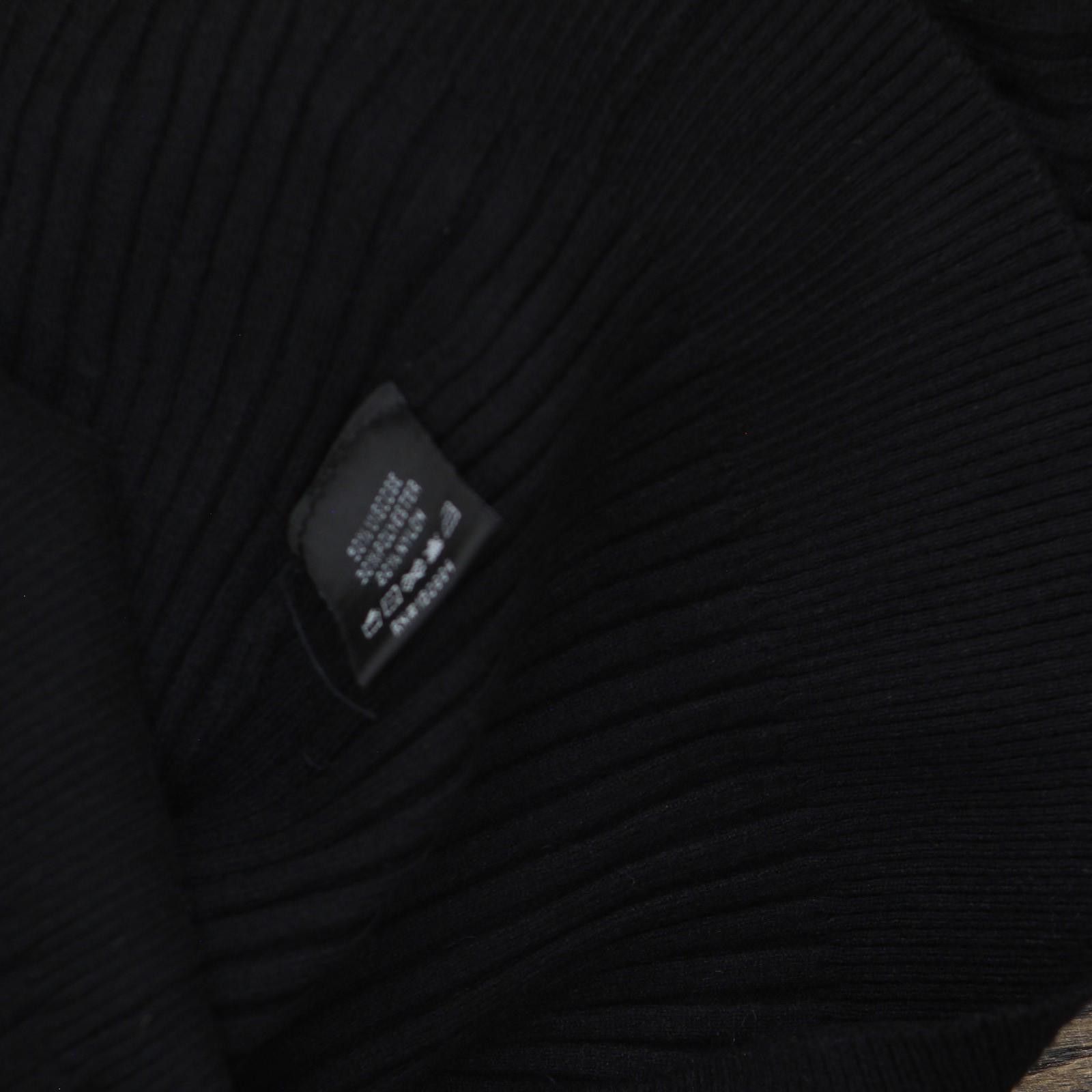 Baldinini Nwt Belldini Length Zipper Polo Sweater Bs235289x Black 1x Size XL / US 12-14 / IT 48-50 - 4 Thumbnail