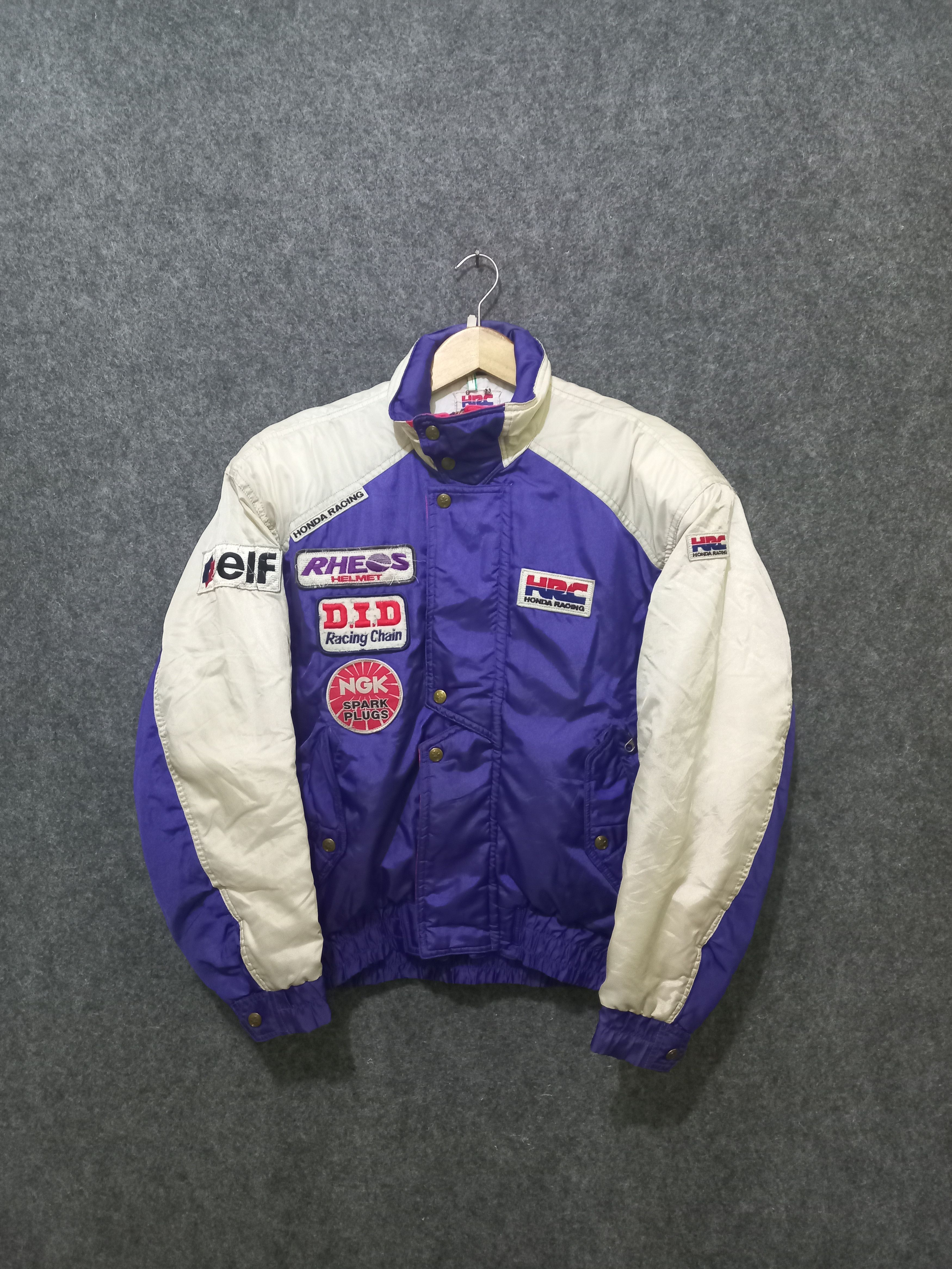 image of Vintage Honda Racing Jacket in Blue/White, Men's (Size Medium)