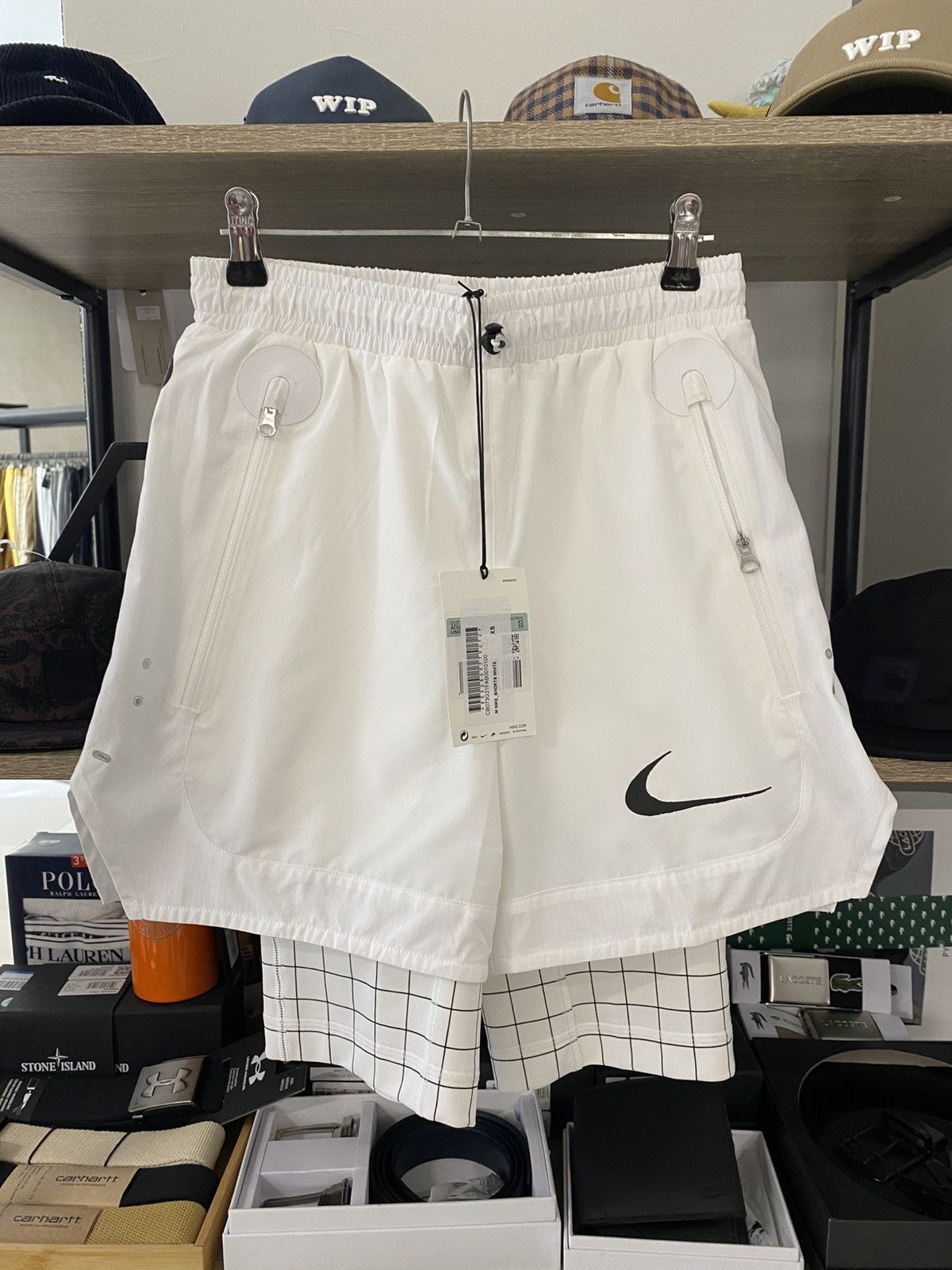 Nike x Off White “white grid” Shorts Size: XS Virgil Abloh