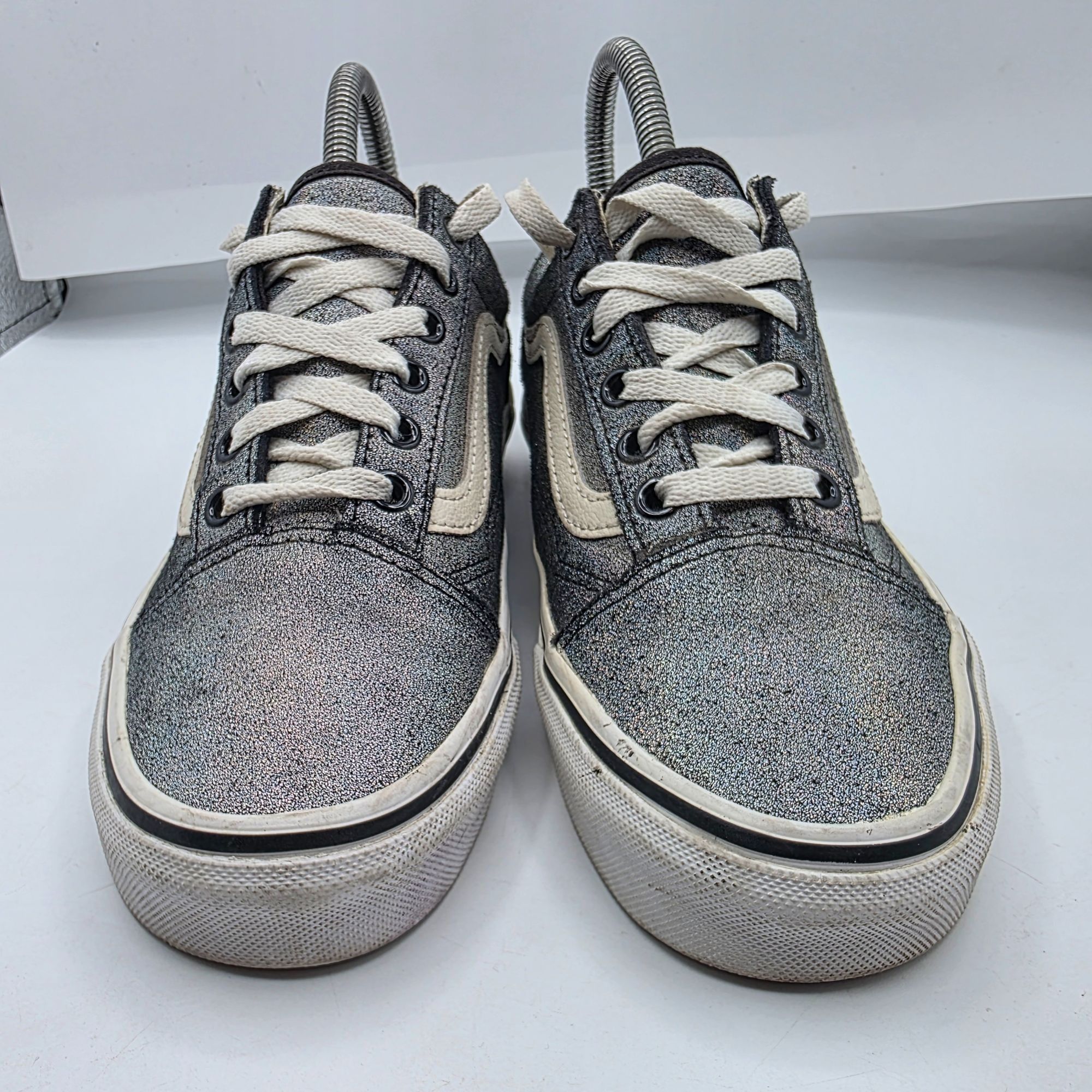 Vans Vans Old Skool Prism Womens Size 6.5 Silver Glitter Casual S Size US 6.5 / IT 36.5 - 2 Thumbnail