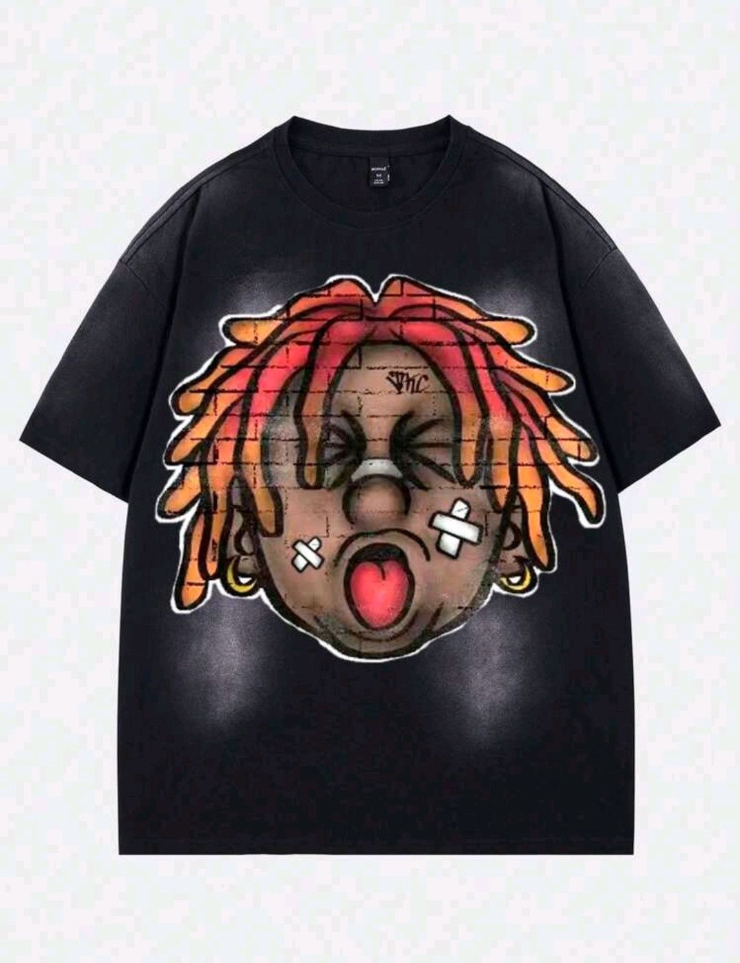 Japanese Brand Grafitti Street Baggy Oversized Sprayed Wash Tshirt Size US M / EU 48-50 / 2 - 1 Thumbnail