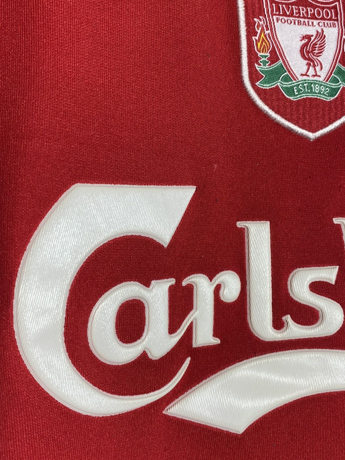 Reebok #10 Owen Liverpool FC 2002-2004 Home Reebok Football Shirt Size US L / EU 52-54 / 3 - 10 Thumbnail