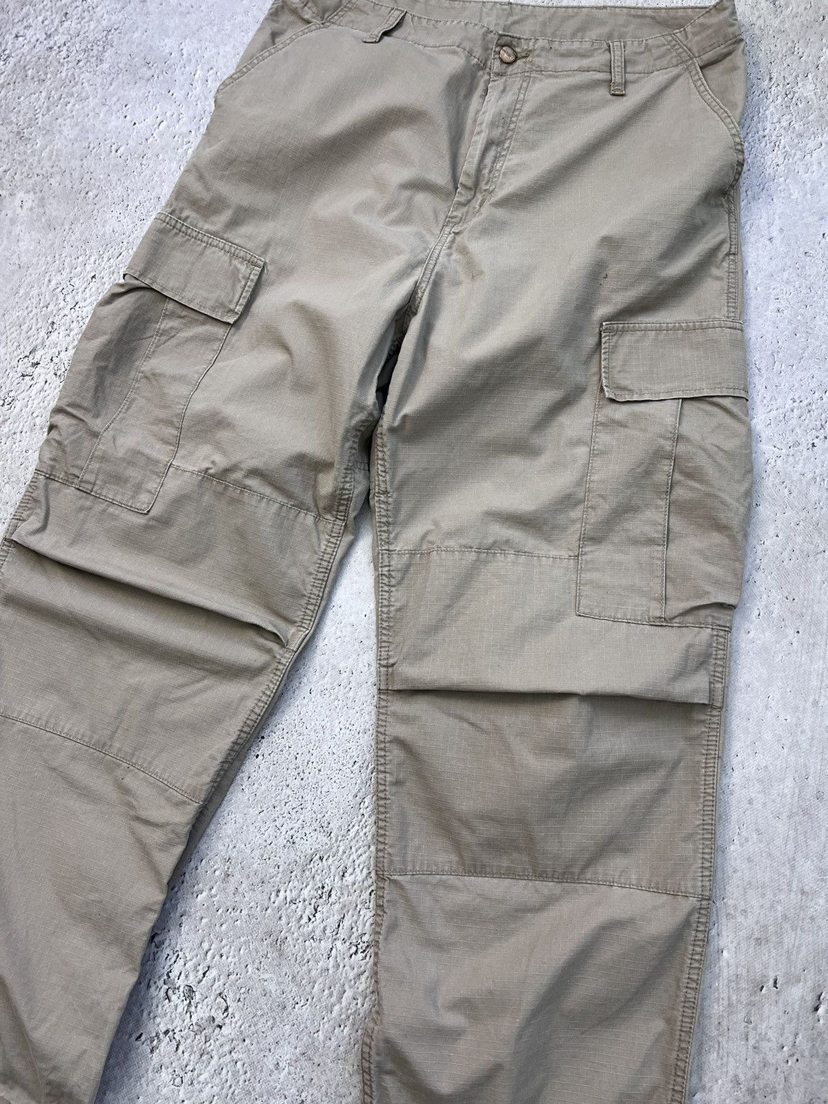 Carhartt × Vintage Vintage Y2K pants Carhartt Wip cargo Baggy watanage faded Size US 34 / EU 50 - 3 Thumbnail