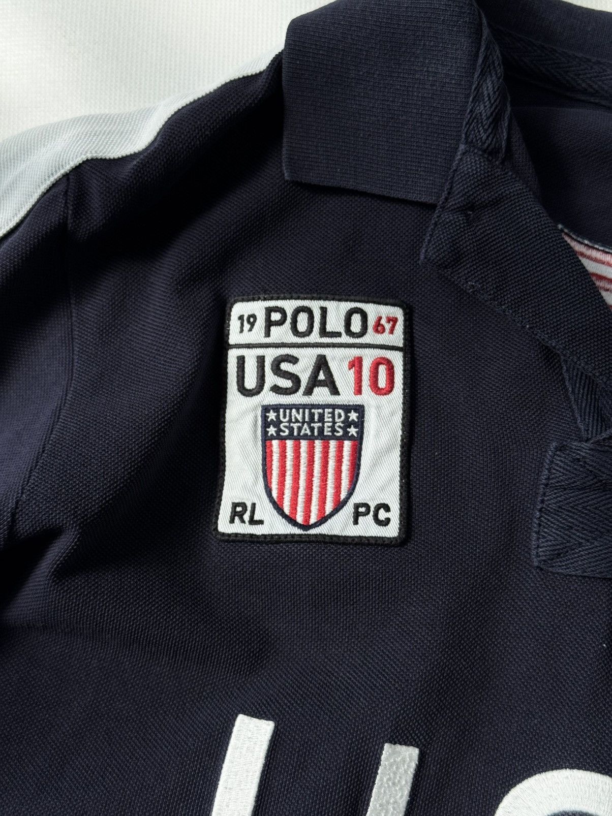 Polo Ralph Lauren Rare Ralph Lauren USA Polo T Shirt Tee Chief Keef New York Size US L / EU 52-54 / 3 - 9 Thumbnail