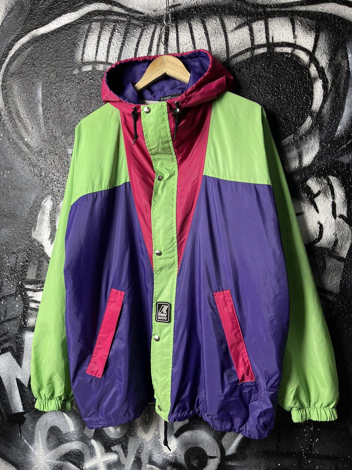 K-Way Vintage K-Way 2000 Packable Windbreaker Jacket Men’s Size M Size US M / EU 48-50 / 2 - 1 Thumbnail