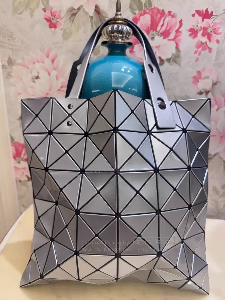 Issey Miyake Issey Miyake Silver Handbag Size ONE SIZE - 1 Thumbnail