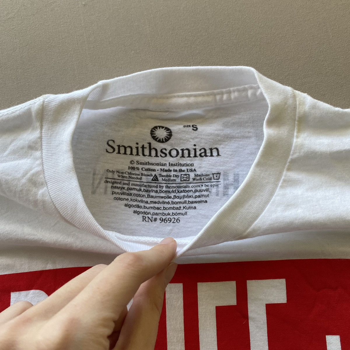 Other Smithsonian “In search of certainty” by Alexei Kapterev Tee Size US S / EU 44-46 / 1 - 4 Thumbnail