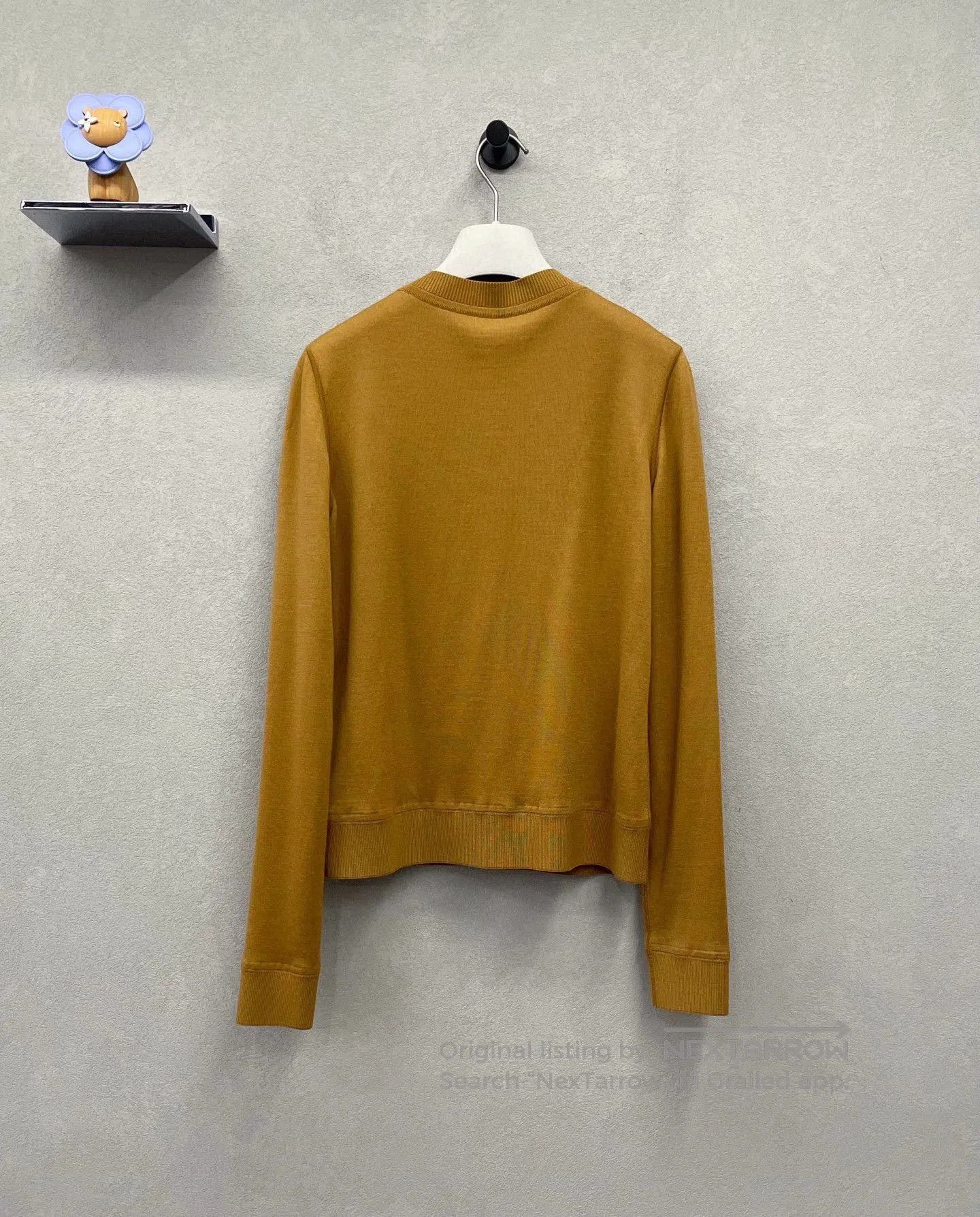 Hermes Hermes Caramel Zip-Up Cardigan. Size US S / EU 44-46 / 1 - 2 Thumbnail
