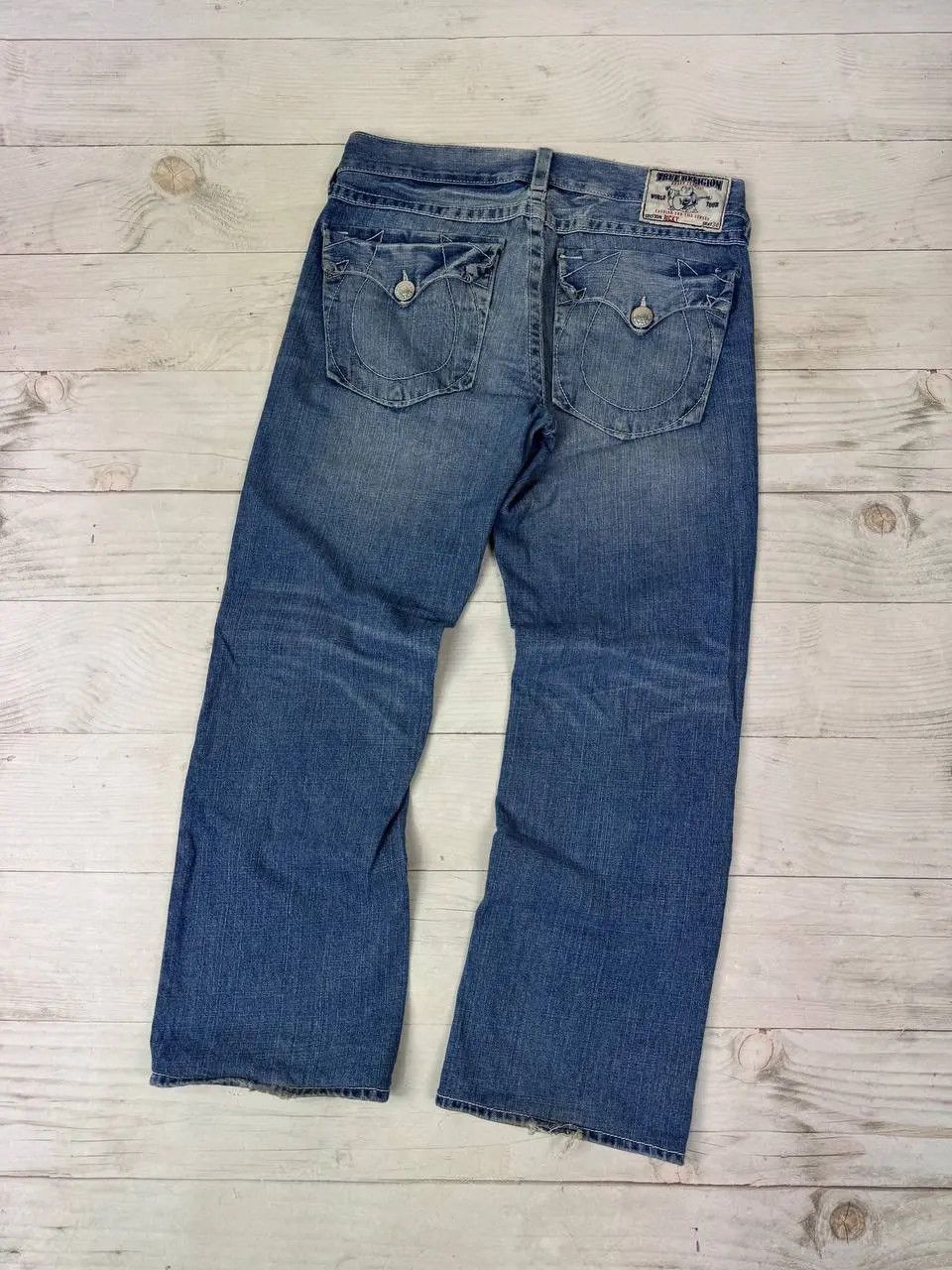 True Religion Vintage True Religion Ricky Baggy Denim Jeans 90s Y2K Size US 36 / EU 52 - 1 Thumbnail