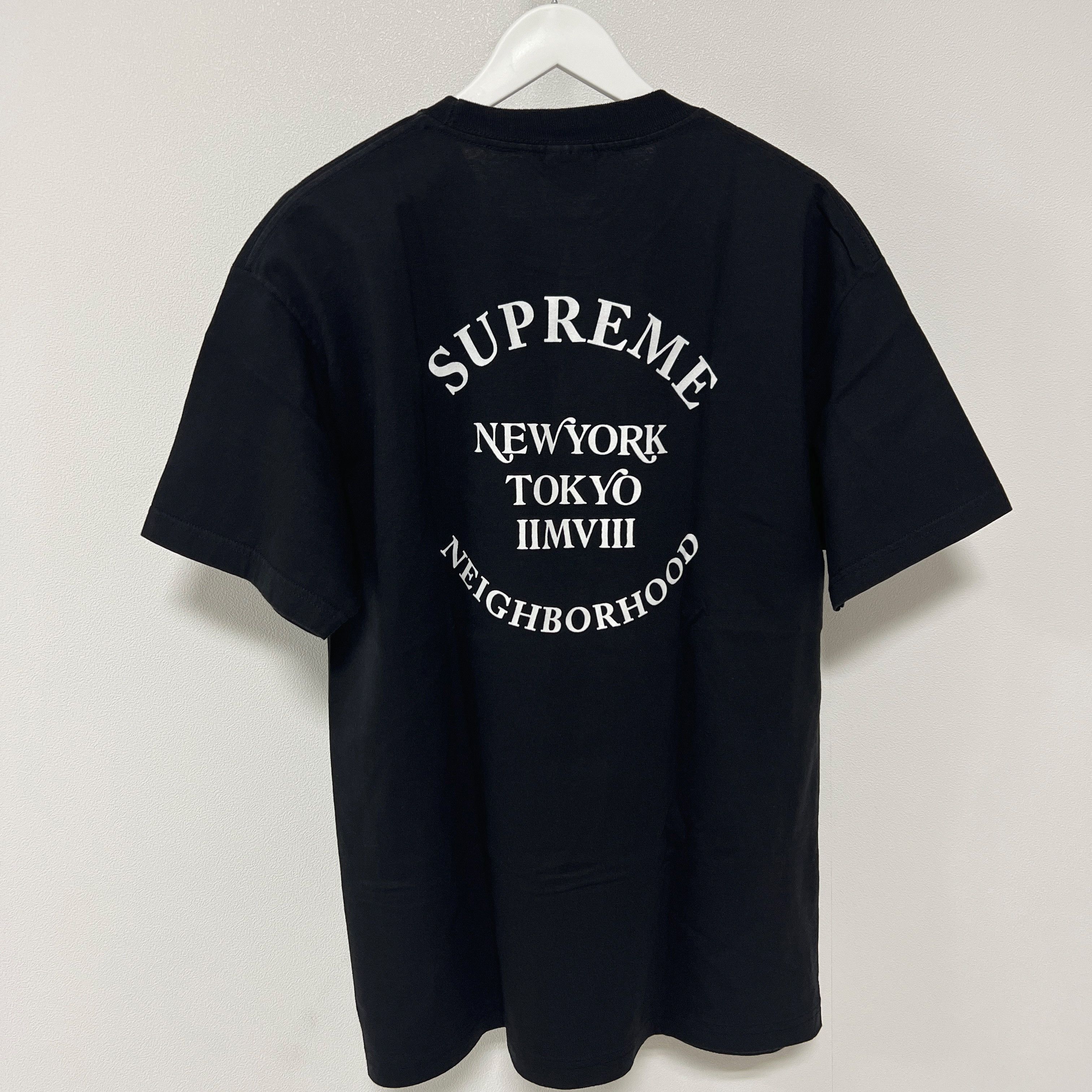 Supreme Supreme AW07 Neighborhood NS Logo Tee Black Size US L / EU 52-54 / 3 - 4 Thumbnail