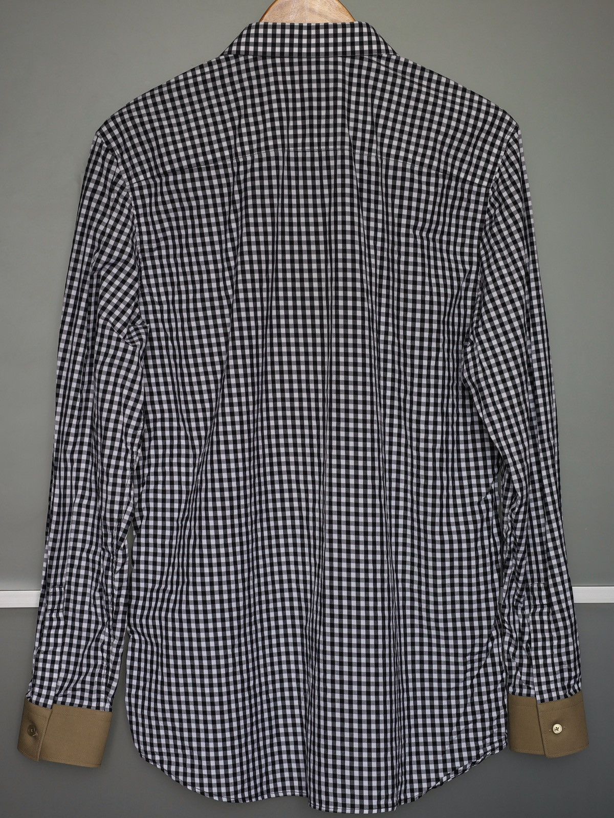 Givenchy Givenchy Plaid Check Oxford Shirt Collar Long Sleeve White Size US L / EU 52-54 / 3 - 3 Thumbnail
