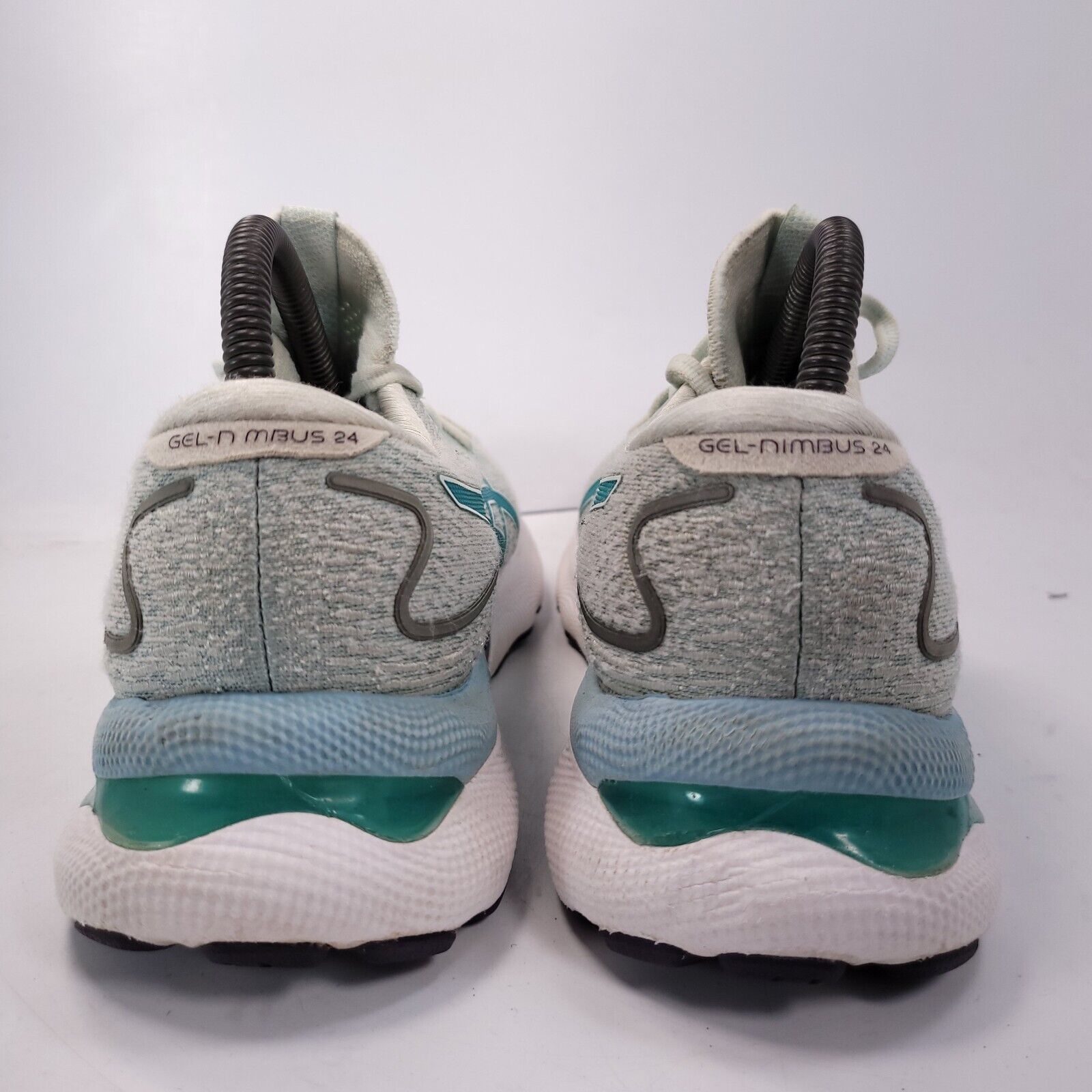 Asics Asics Gel-Nimbus 24 Shoes Women Size 8.5 1012B199 White Blue Size US 8.5 / IT 38.5 - 3 Thumbnail