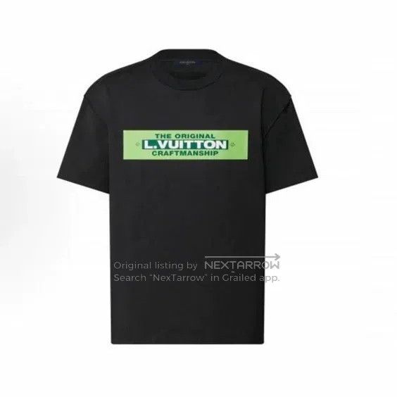 Louis Vuitton Louis Vuitton Green Arrow printed logo short sleeves Size US S / EU 44-46 / 1 - 7 Thumbnail
