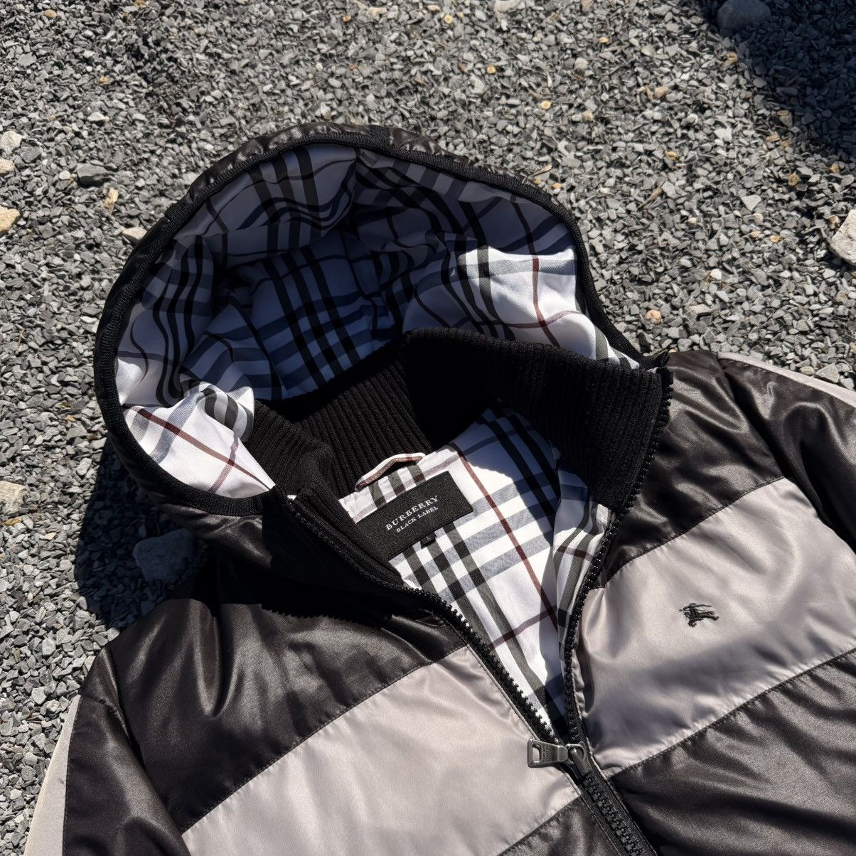 Burberry 00’s Burberry Black Label Down Puffer Jacket brown Size US L / EU 52-54 / 3 - 2 Thumbnail