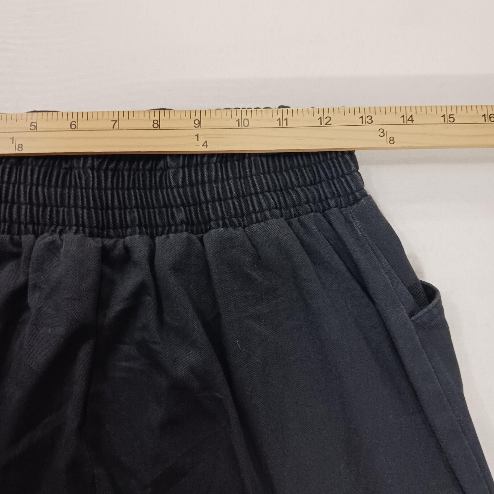 Other Vintage Anthony Collection Women BLK Elastic Waist Skirt 12 Size 34" / US 12 / IT 48 - 7 Thumbnail
