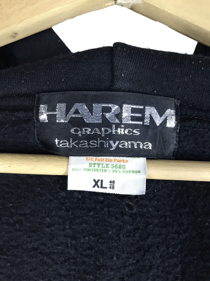 Japanese Brand Art Harem Graphic by Takashiyama Hoodies Size US XL / EU 56 / 4 - 5 Thumbnail