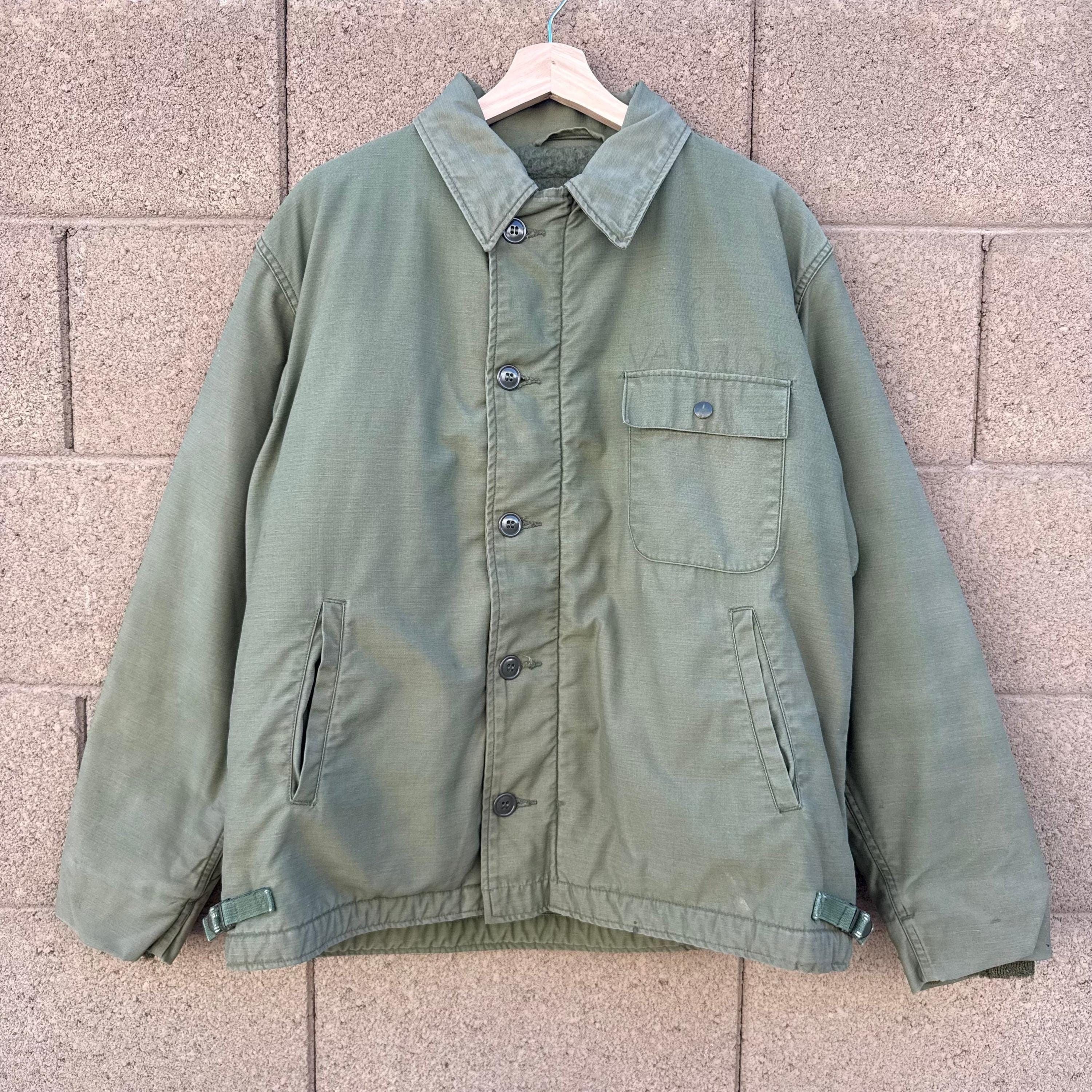 80's USN A2 Military Deck Jacket