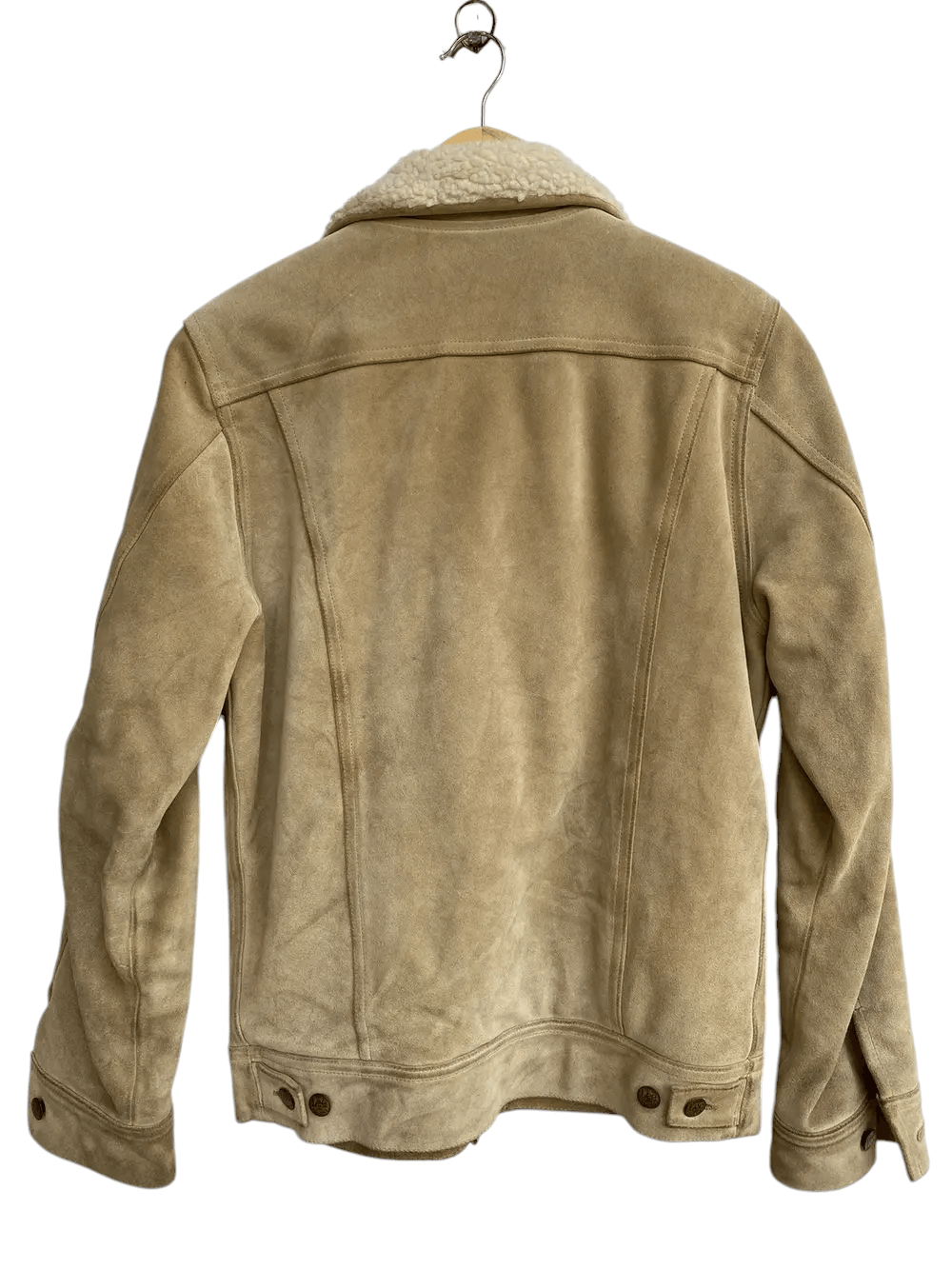 Lee × Vintage Vtg Storm Rider Lee Suede Leather Jacket Size US S / EU 44-46 / 1 - 2 Thumbnail
