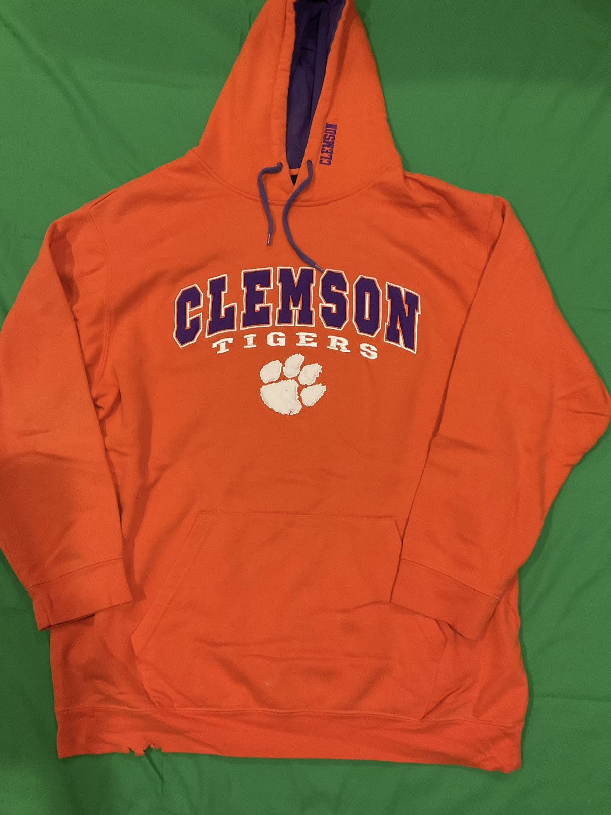 Vintage Vintage Clemson Tigers hoodie Size US XXL / EU 58 / 5 - 1 Thumbnail