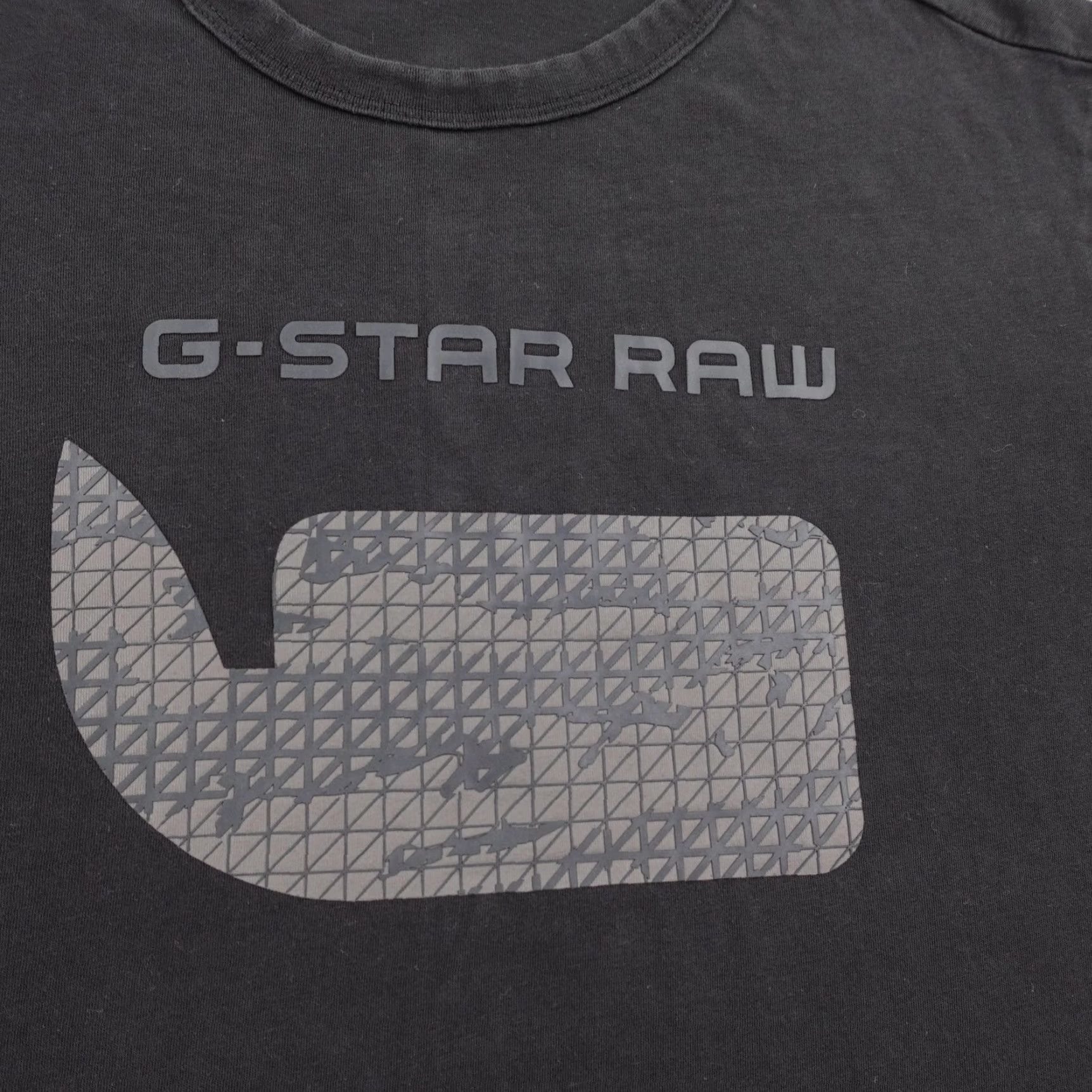 G-Star G Star Raw Shirt Mens Large Black Graphic 07 R T SIS Logo Graphic Short Sleeve Size US L / EU 52-54 / 3 - 2 Thumbnail