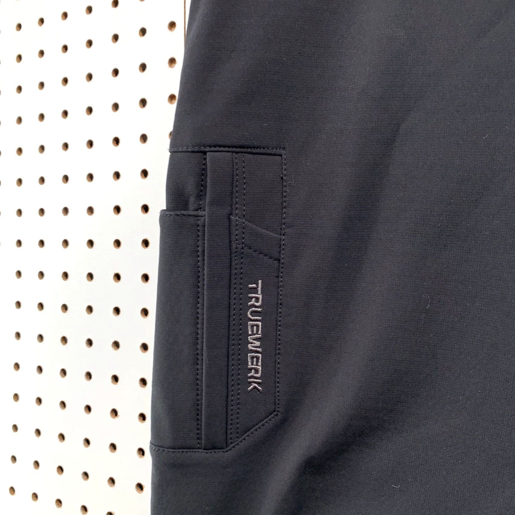 Vintage TRUEWERK Cargo Pants Black Mens Regular 42x28 Utility Work Pants with Pockets Size US 42 / EU 58 - 5 Thumbnail