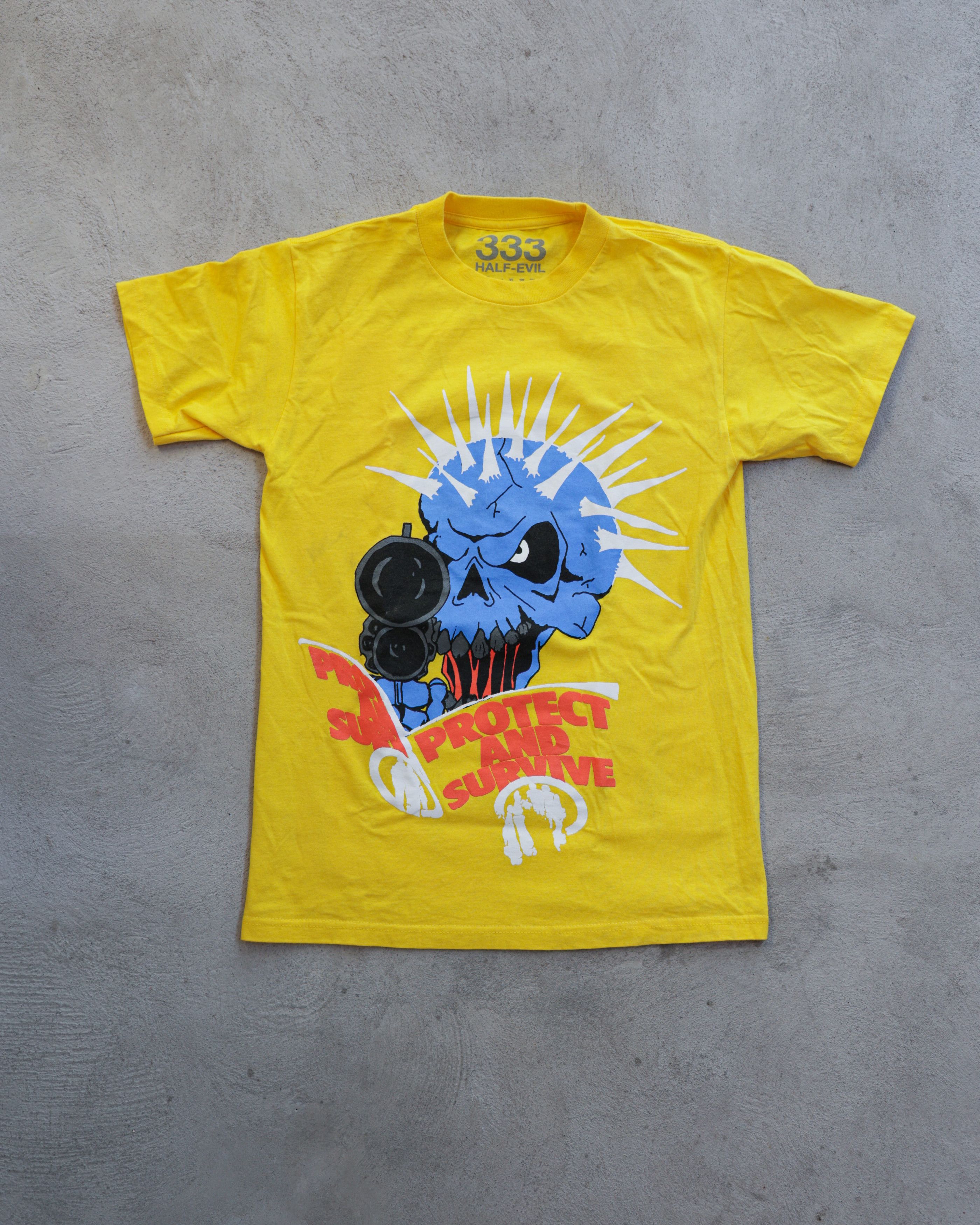 Half Evil HALF EVIL Ready To Die Skull Tee Size US S / EU 44-46 / 1 - 1 Thumbnail
