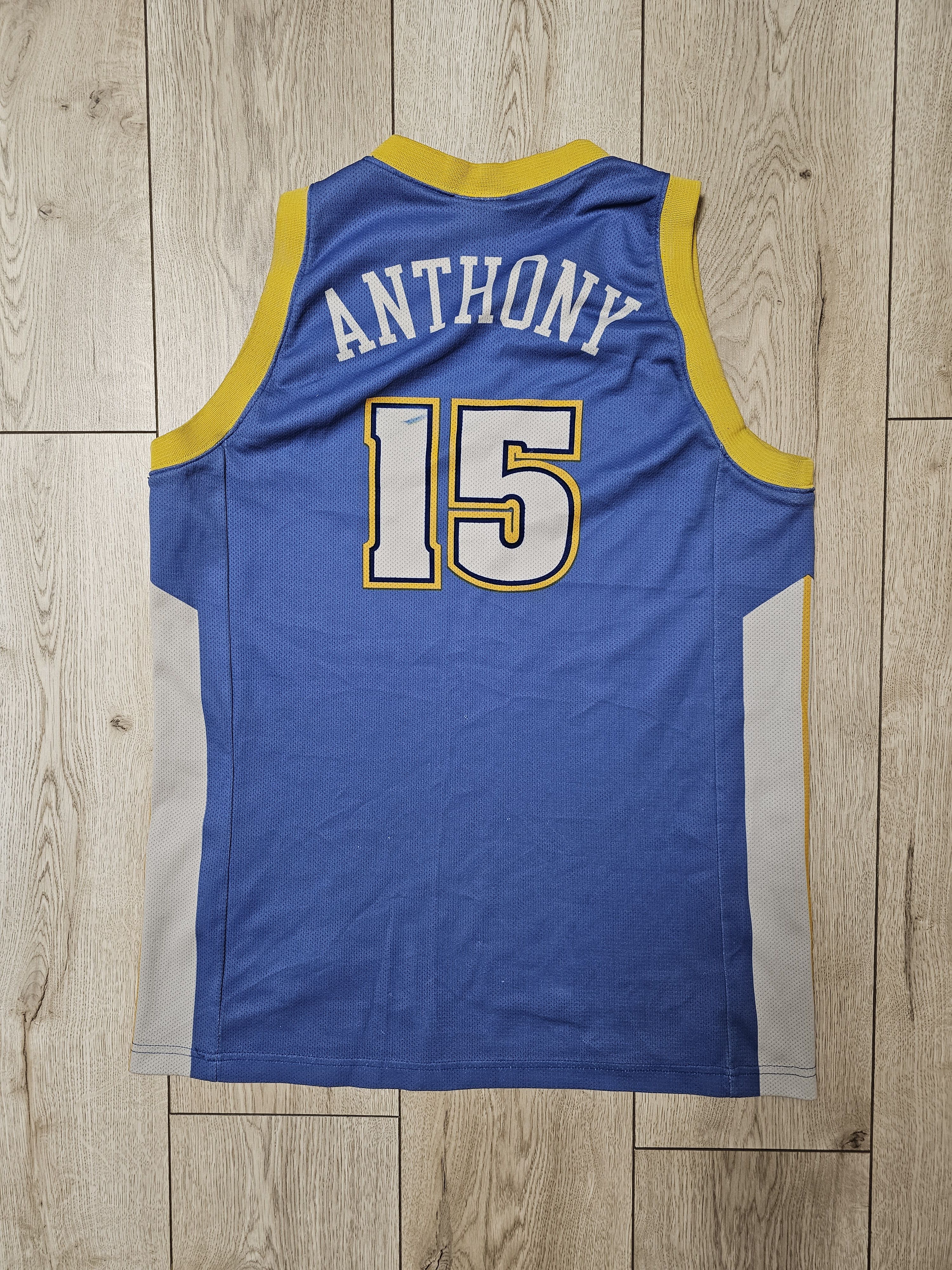 Champion × NBA × Vintage DENVER NUGGETS VINTAGE CHAMPION JERSEY 90s ANTHONY Size US M / EU 48-50 / 2 - 2 Thumbnail