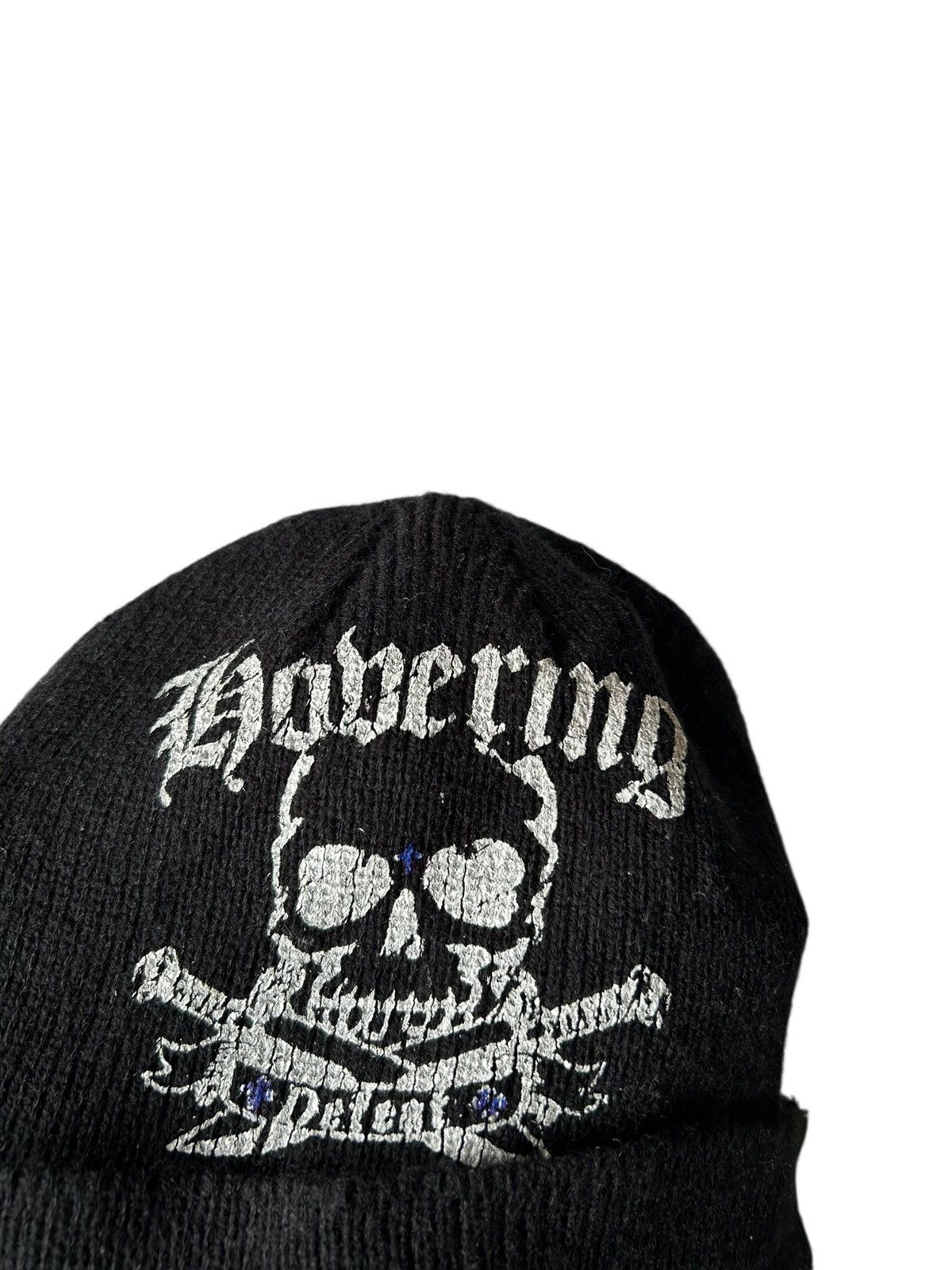 14th Addiction × If Six Was Nine × Le Grande Bleu (L.G.B.) Hovering Skull Japanese Punk Bondage Beanie Hats Size ONE SIZE - 6 Thumbnail