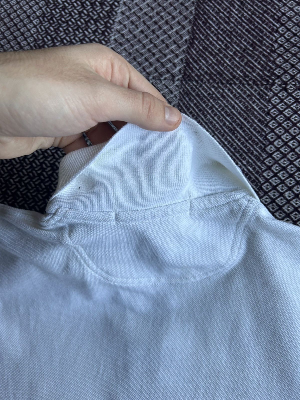 Burberry Vintage Burberry Long Sleeve Polo Solid Style Nova Check Size US S / EU 44-46 / 1 - 14 Thumbnail