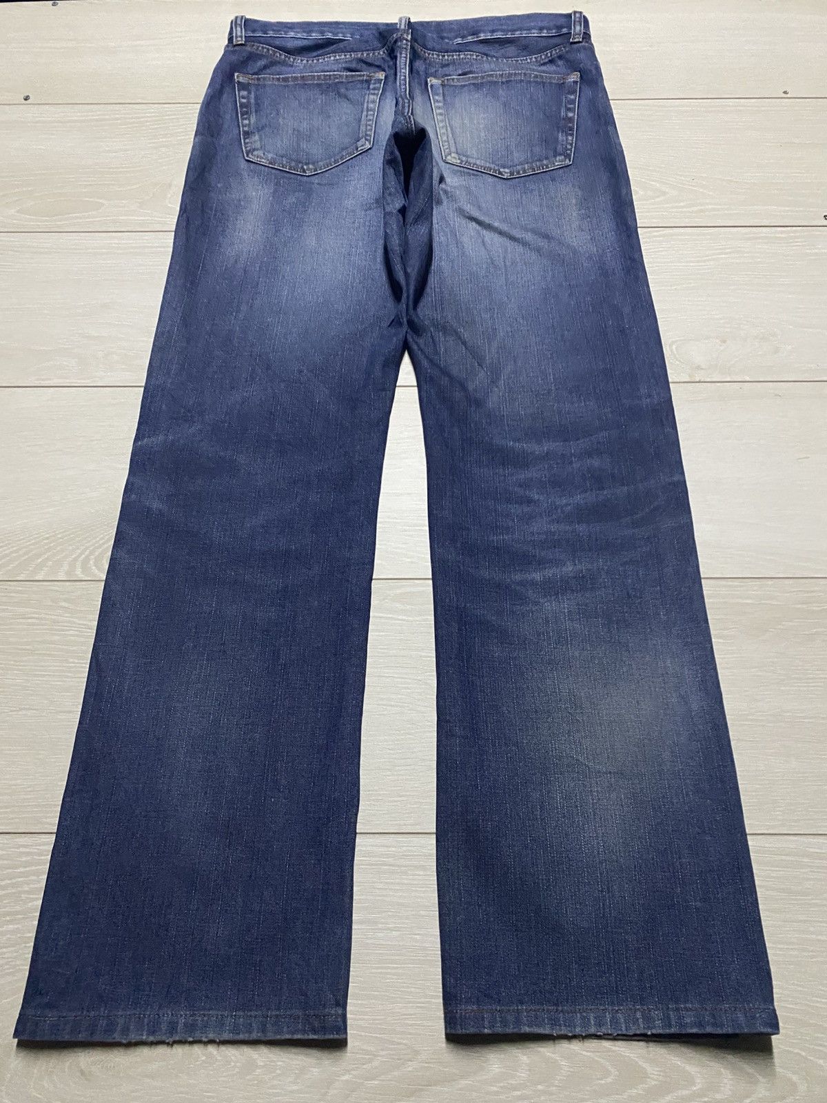 Japanese Brand Vintage Japanese Brand Uniqlo Grunge Distressed Loose Jeans Size US 33 - 2 Thumbnail