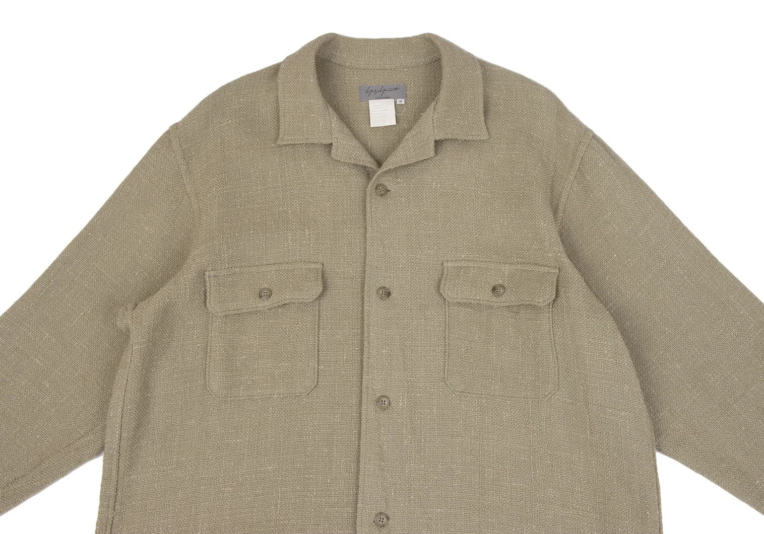 Yohji Yamamoto Yohji Yamamoto Wool T Flap Pocket Shirt Size US M / EU 48-50 / 2 - 2 Thumbnail