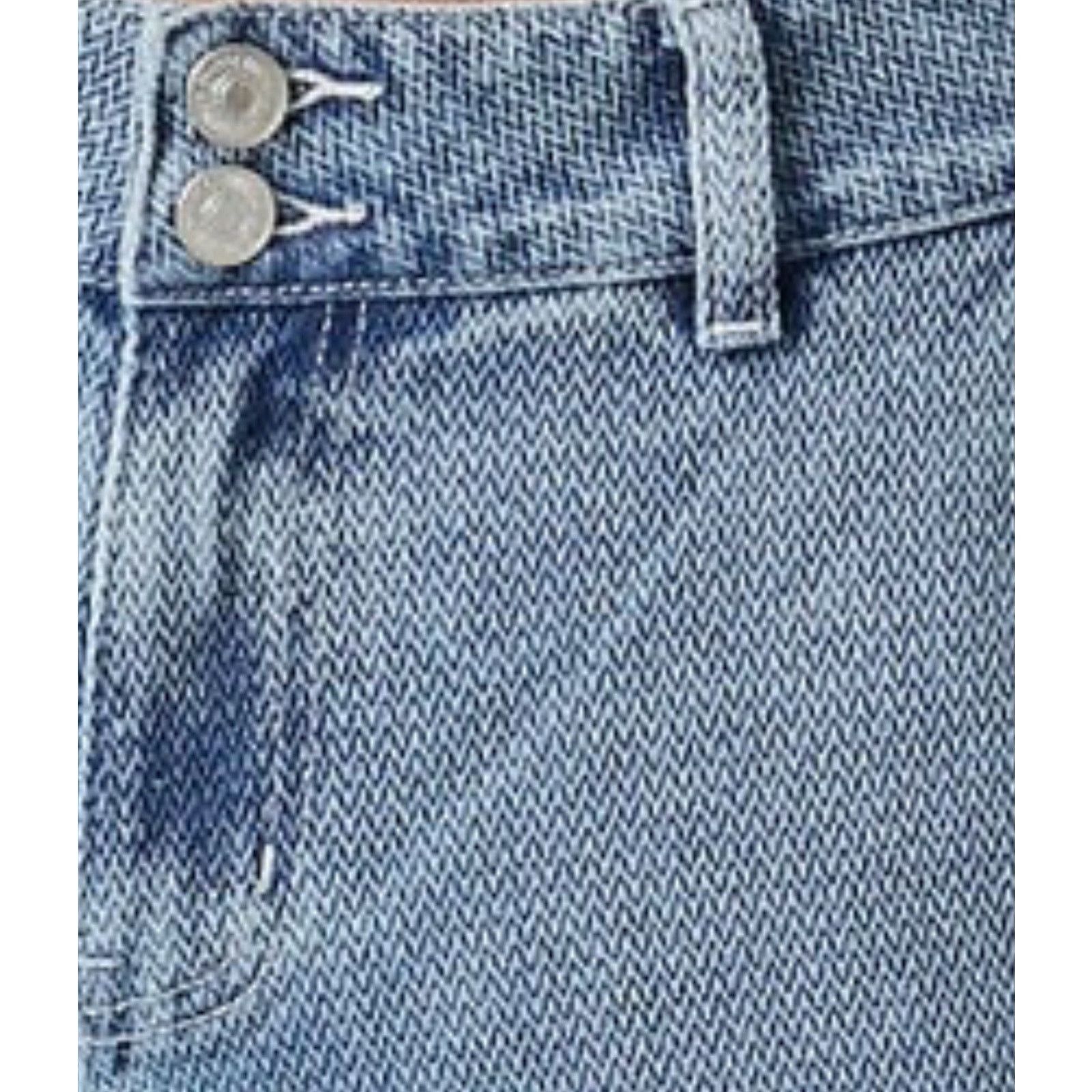 Forever 21 Forever 21 Women's Low-Rise Wide Leg Baggy Jeans Light Denim Size 31" - 2 Thumbnail