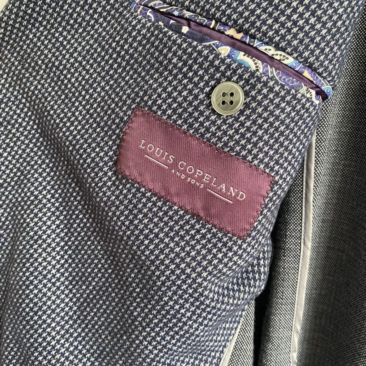 Suitsupply Blazer Louis Copeland Gray/Purple Size 50L - 12 Thumbnail