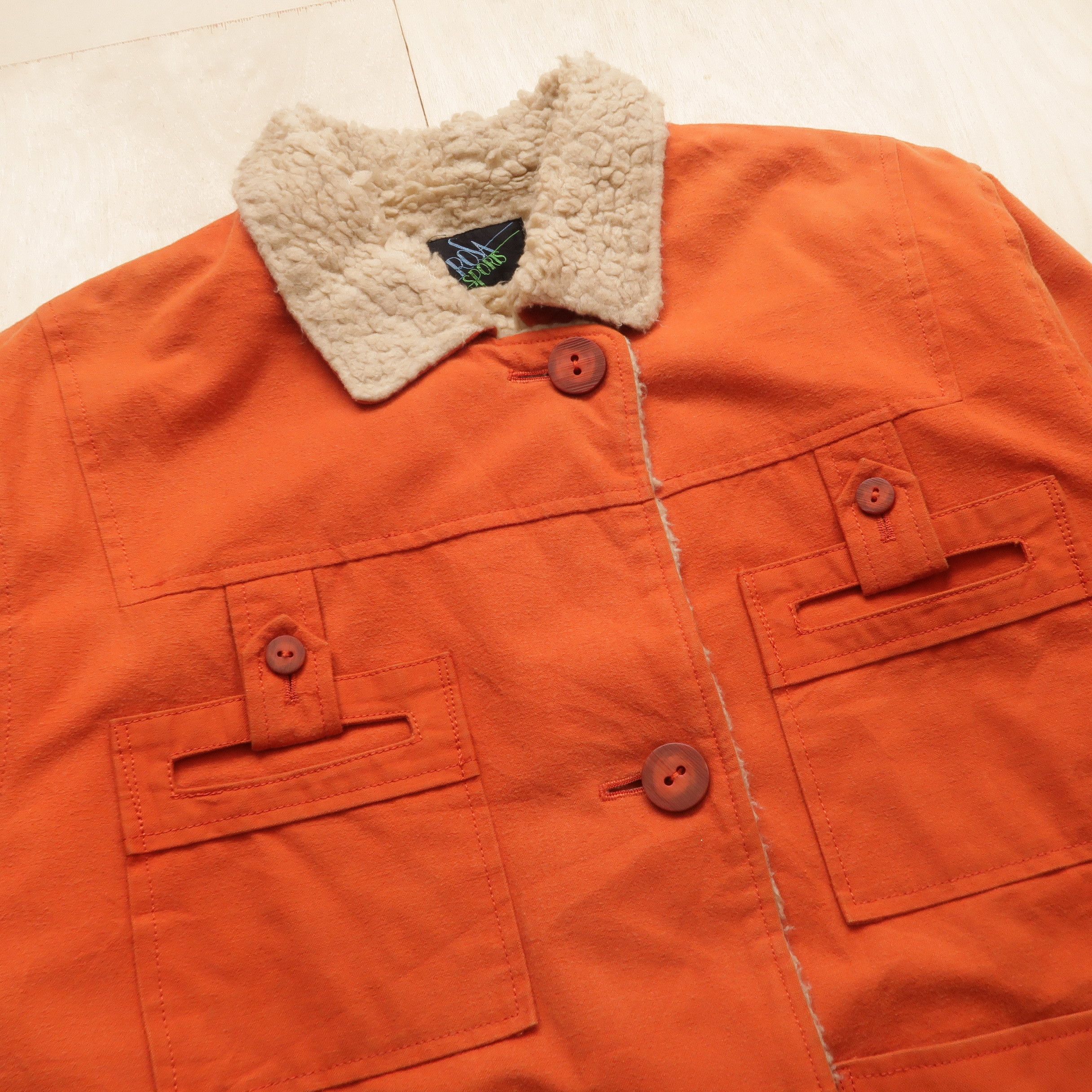 Japanese Brand 2000s Rosa Sports Issey Miyake Sherpa Suede Jacket Size US L / EU 52-54 / 3 - 6 Thumbnail