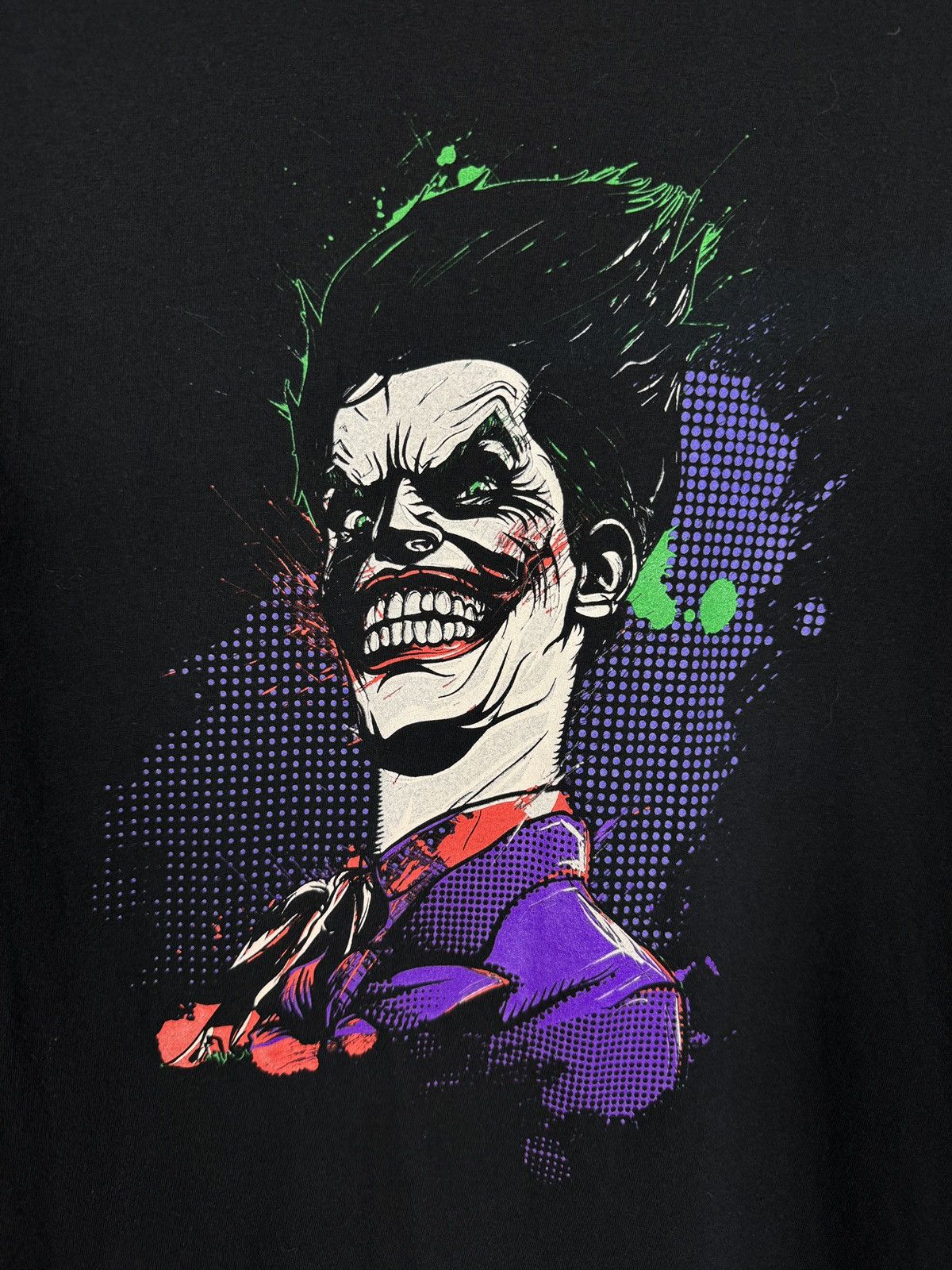 Vintage Joker DC Comics T-Shirt Batman Villain Graphic Tee Smile M Size US M / EU 48-50 / 2 - 6 Thumbnail