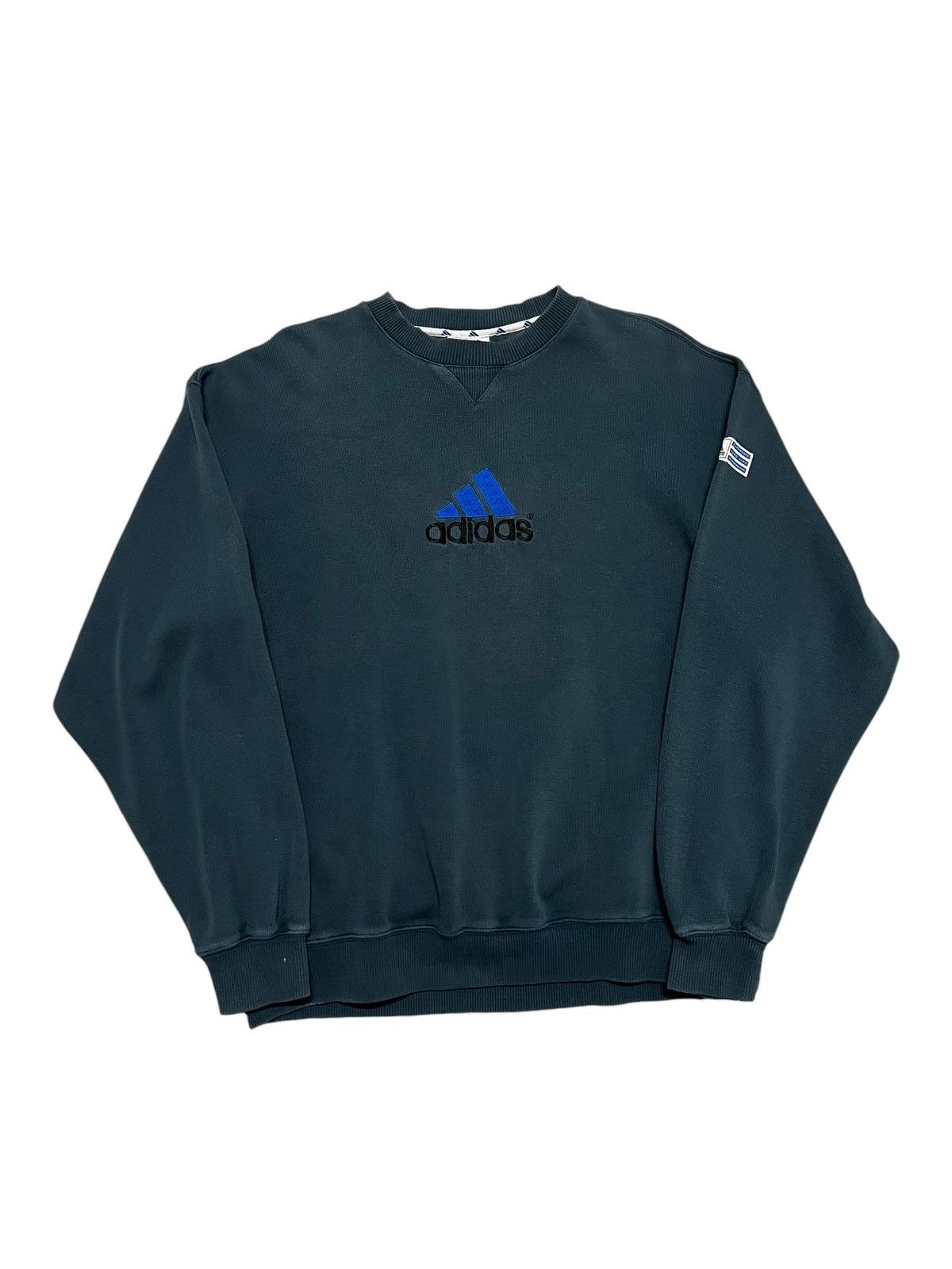 Adidas × Vintage 90s Adidas Spellout Vintage Y2K Oversized Retro Sweatshirt Size US M / EU 48-50 / 2 - 1 Thumbnail