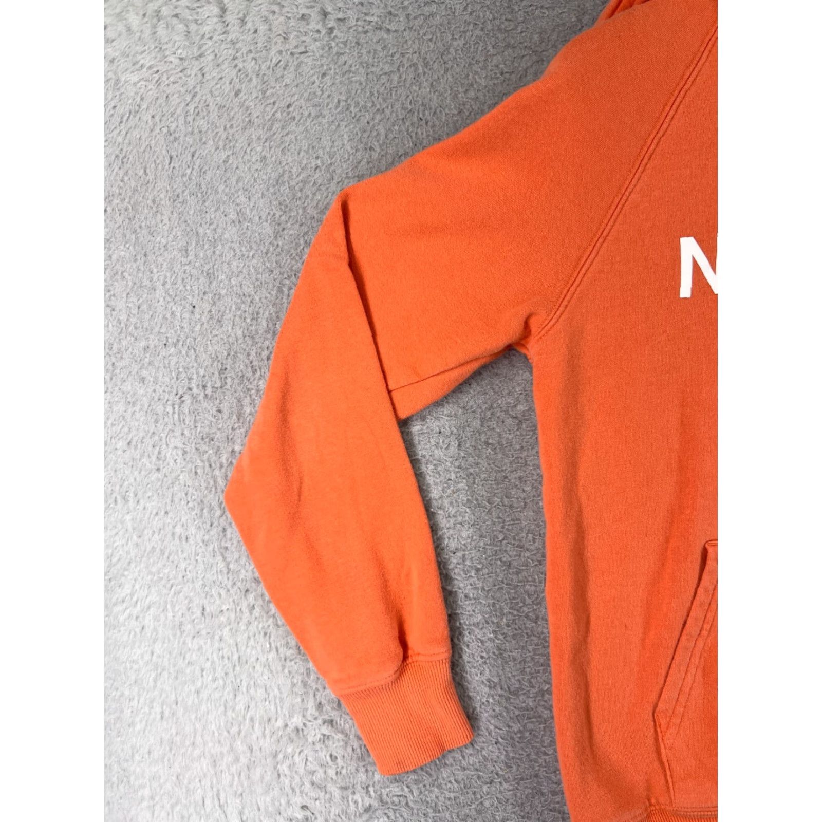 The North Face The North Face Hoodie Women XS Orange Logo Pocket Pullover Womens Size XS / US 0-2 / IT 36-38 - 6 Thumbnail