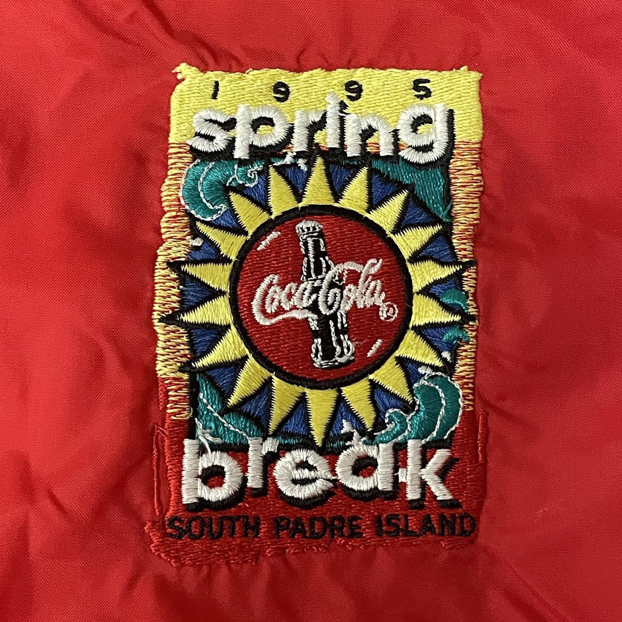 Other Vtg Charles River SPRING BREAK South Padre Coca Cola Jacket Size US L / EU 52-54 / 3 - 6 Thumbnail