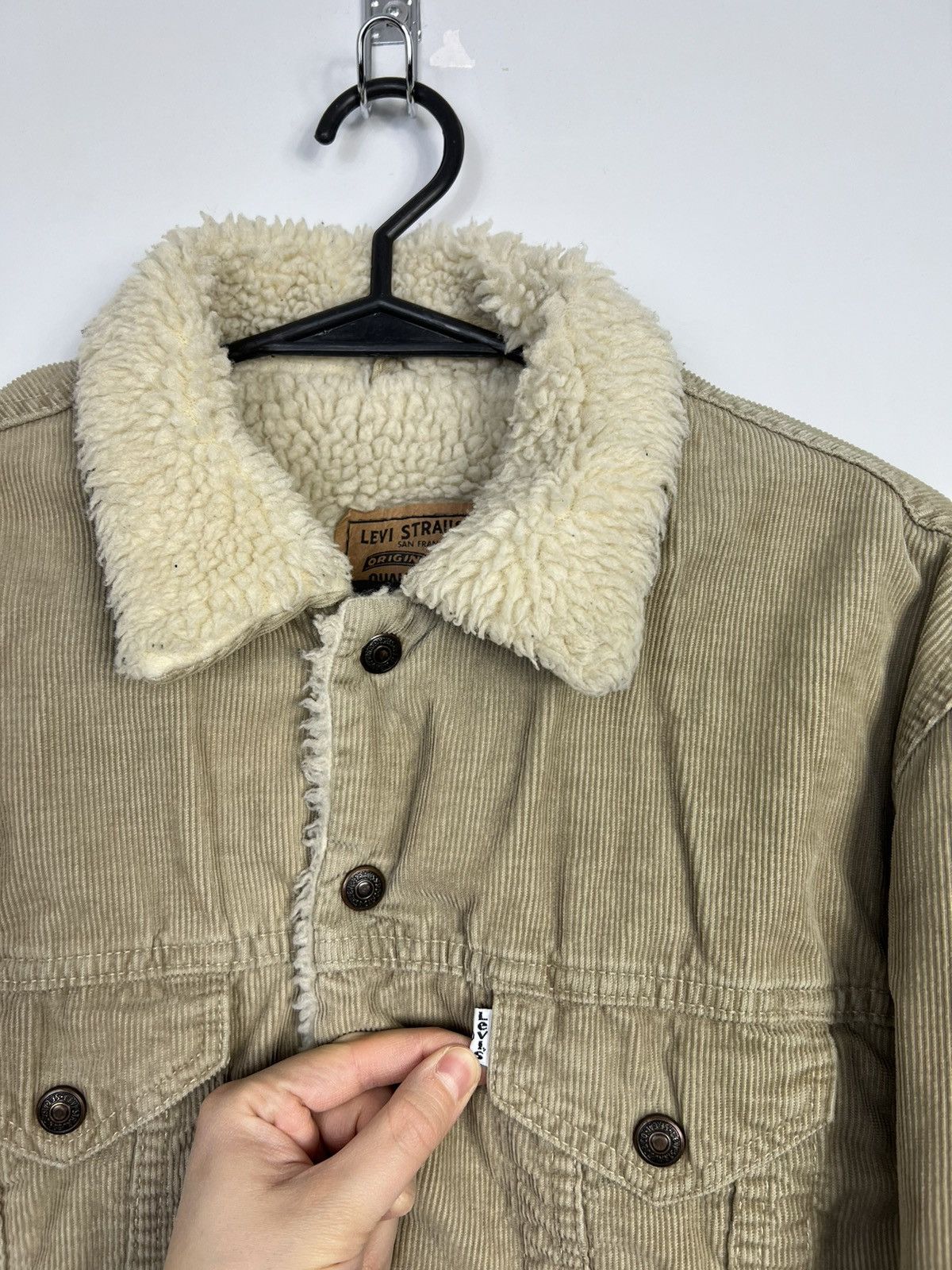 Levi's Levi's Vintage Insulated Corduroy Sherpa Jacket 1998 Year Size US M / EU 48-50 / 2 - 3 Thumbnail