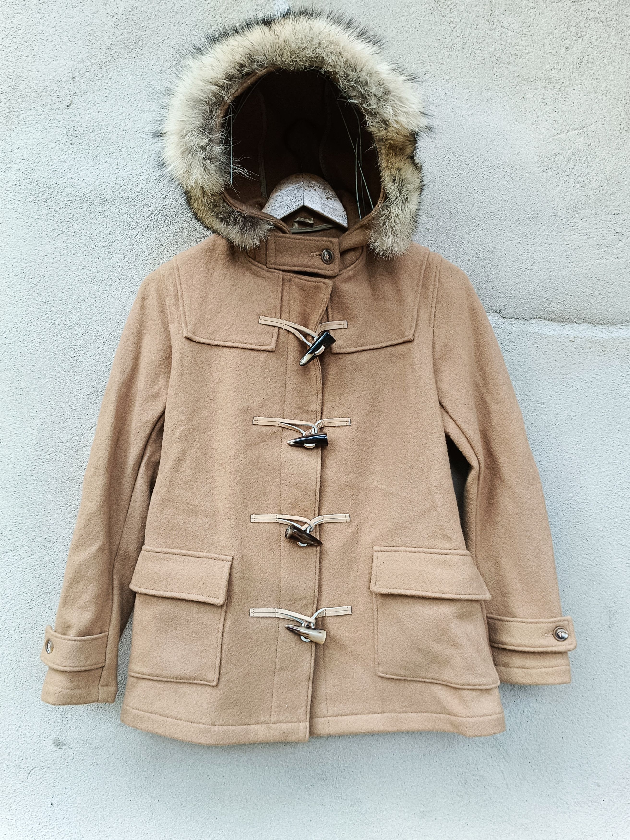 Fidelity × If Six Was Nine × Le Grande Bleu (L.G.B.) Fidelity Fur Coyote Hood Toggle Coat Size US M / EU 48-50 / 2 - 5 Thumbnail