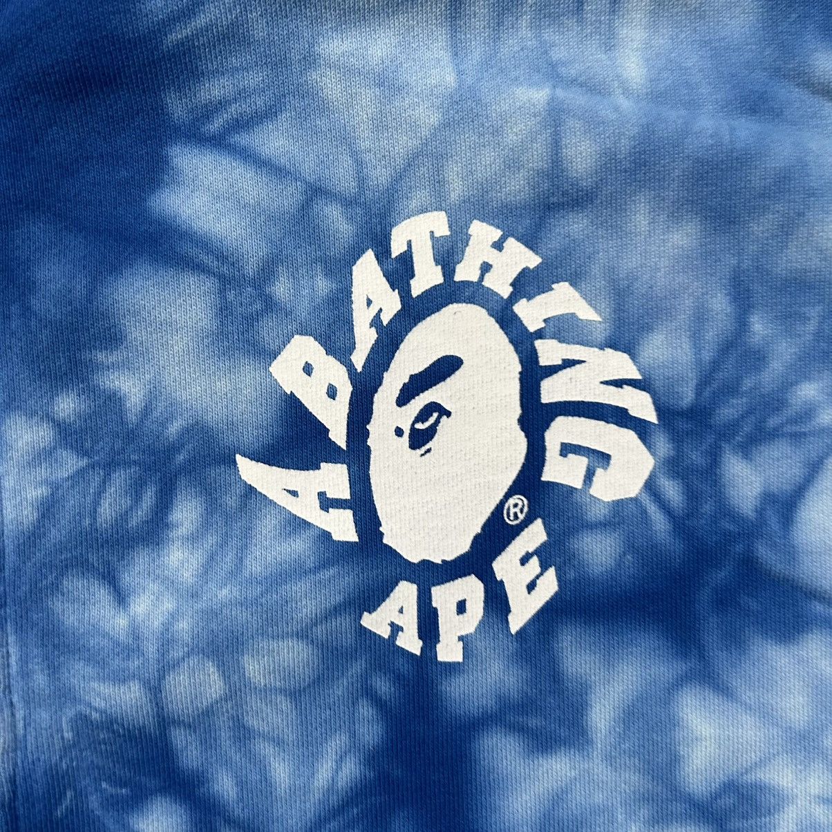 Bape BAPE Blue Tie Dye Full Zip Hoodie Size US XL / EU 56 / 4 - 2 Thumbnail