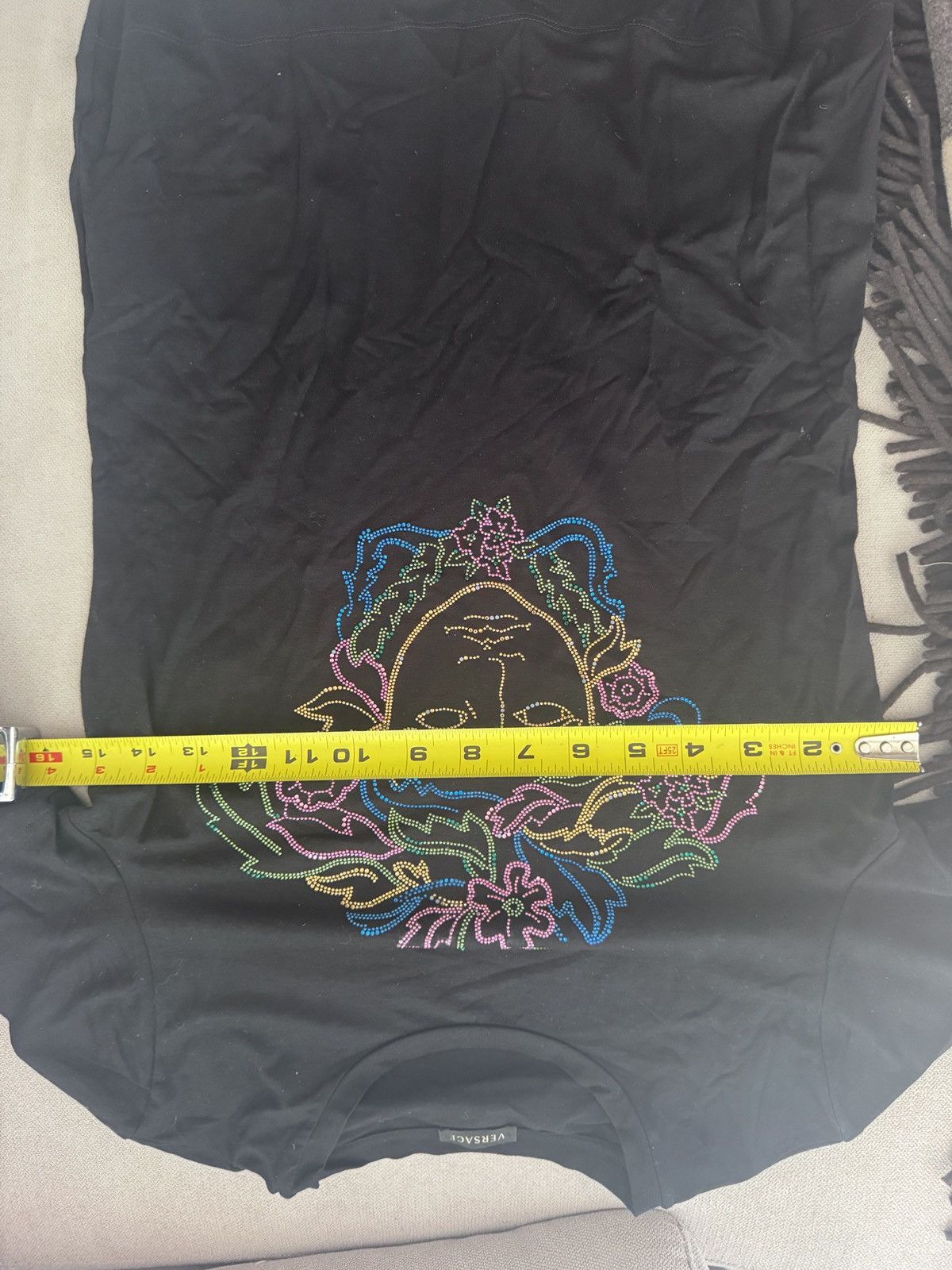 Versace Versace signature crystal tee Size S / US 4 / IT 40 - 10 Thumbnail