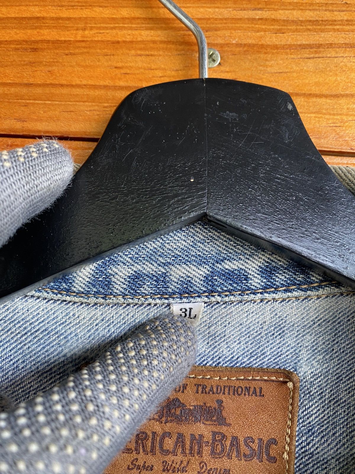 Vintage Vintage Bobson American Basic Acid Wash Denim Jacket 80s–90s Size US XL / EU 56 / 4 - 9 Thumbnail