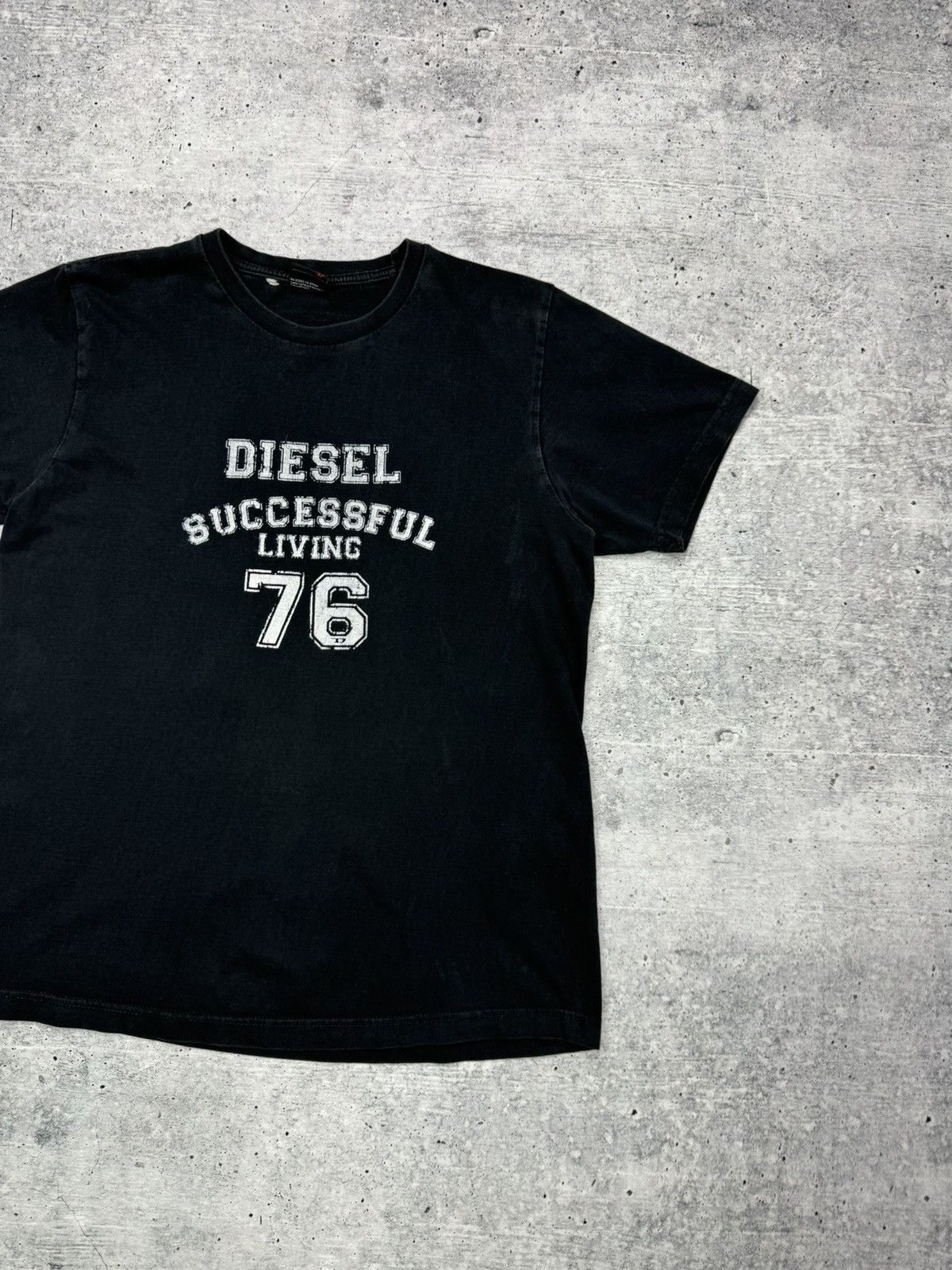 Diesel Vintage Diesel 90’s Y2K Style Big Logo Washed T-Shirt Tee Size US M / EU 48-50 / 2 - 3 Thumbnail