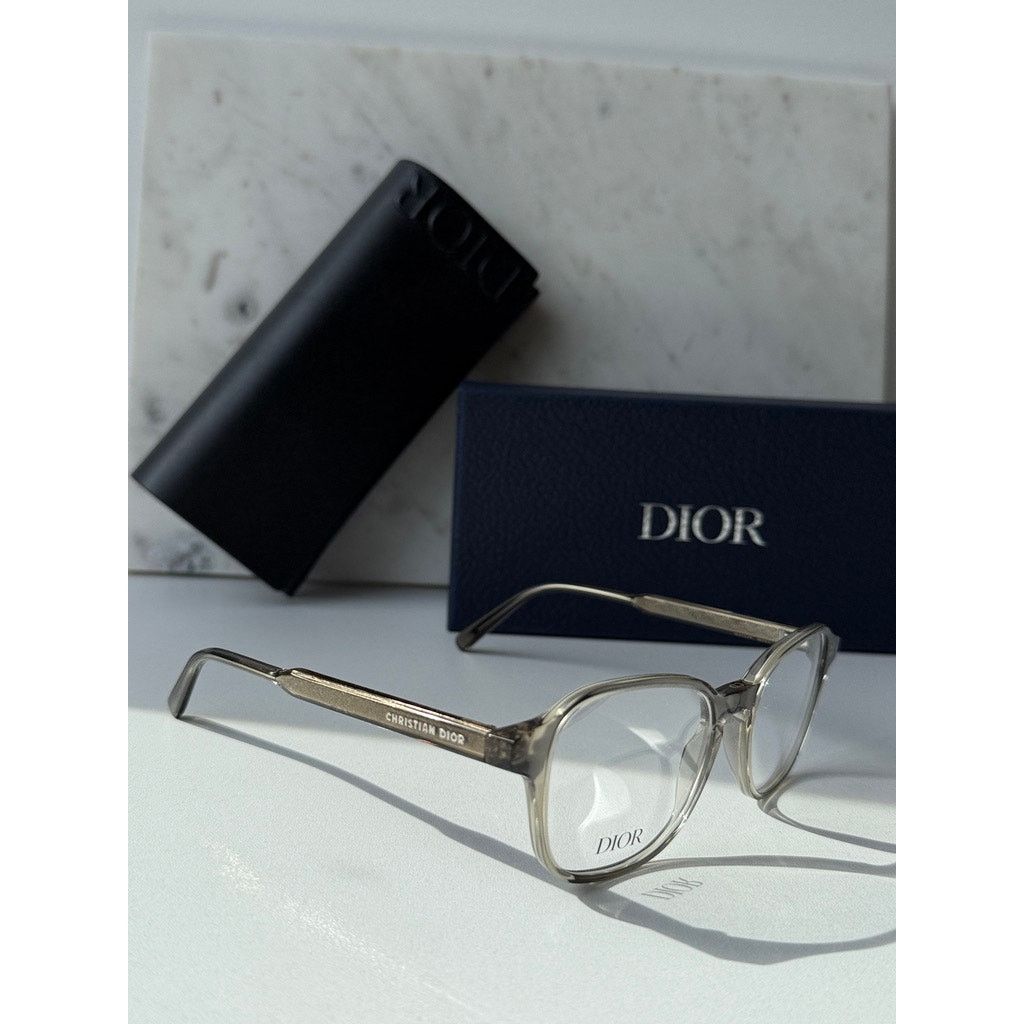 Dior NEW Dior BotanicaO S2I Unisex Eyeglasses Frames in Brown Size ONE SIZE - 4 Thumbnail
