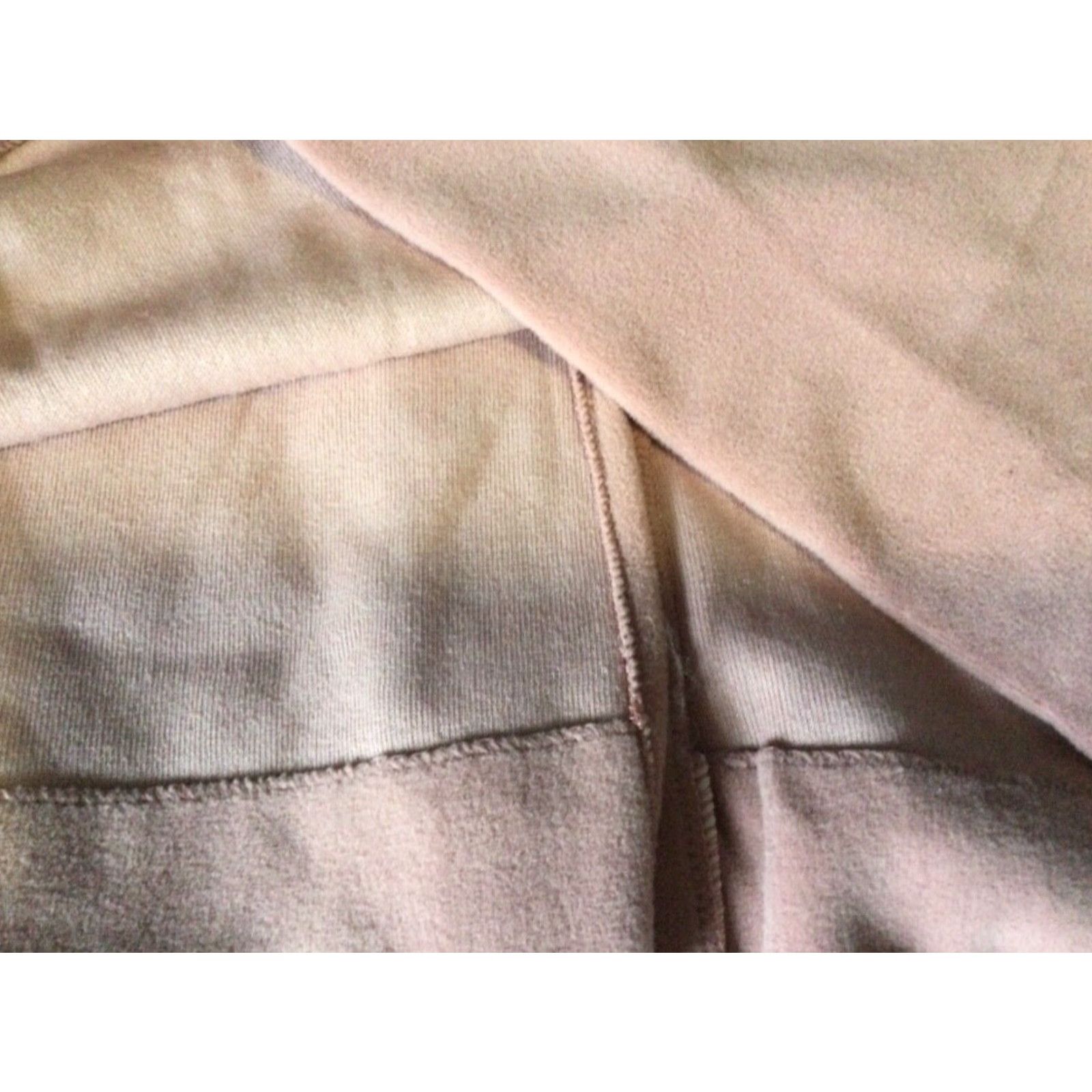 Vintage VINTAGE 1970s Lucky Tops Knit Flared Skirt Dusty Pink Size L Womens Size 36" / US 14 / IT 50 - 3 Thumbnail