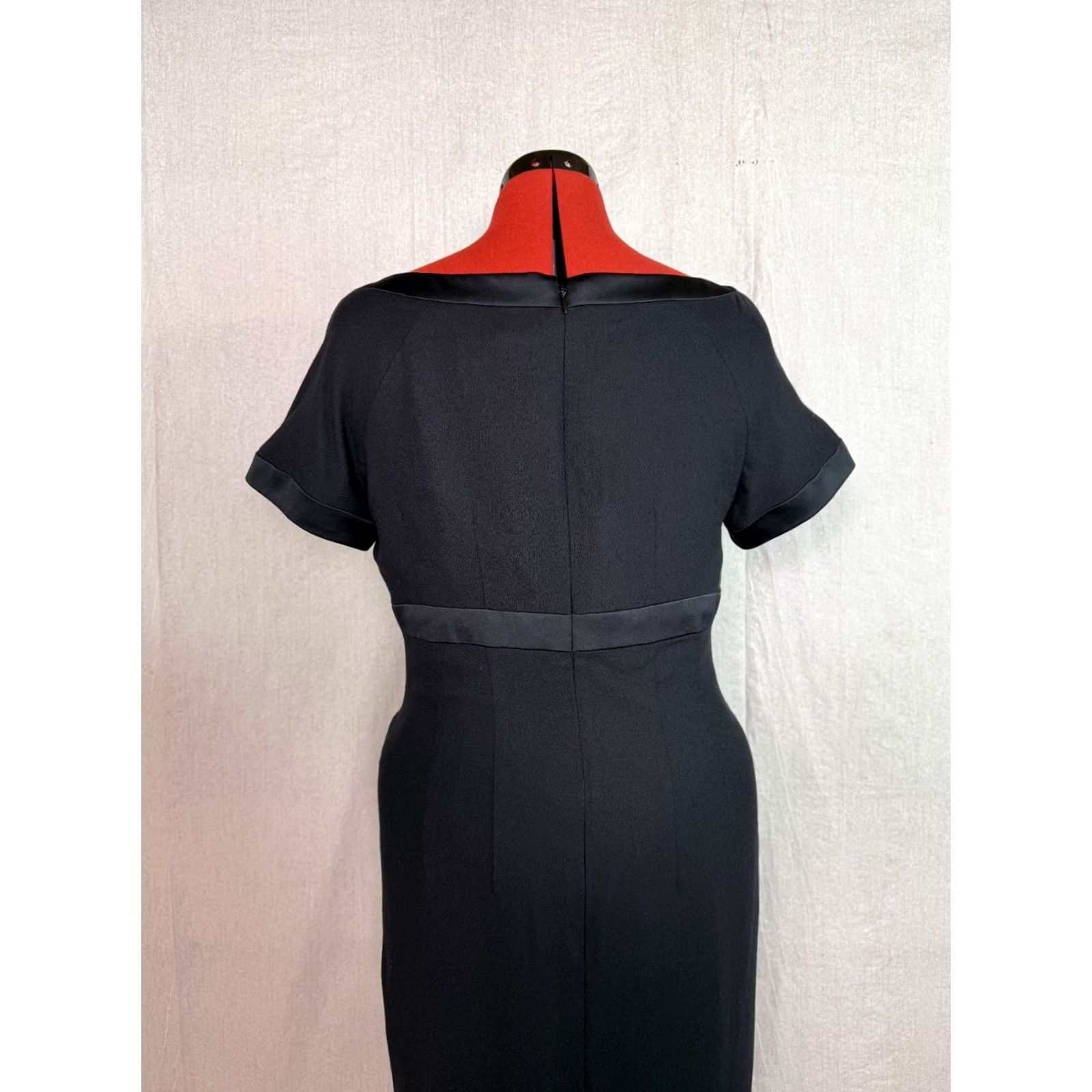Liz Claiborne Liz Claiborne Dress Womens Black Size 12 Petite Vintage 90s Maxi Zip Up D229 Size XL / US 12-14 / IT 48-50 - 5 Thumbnail