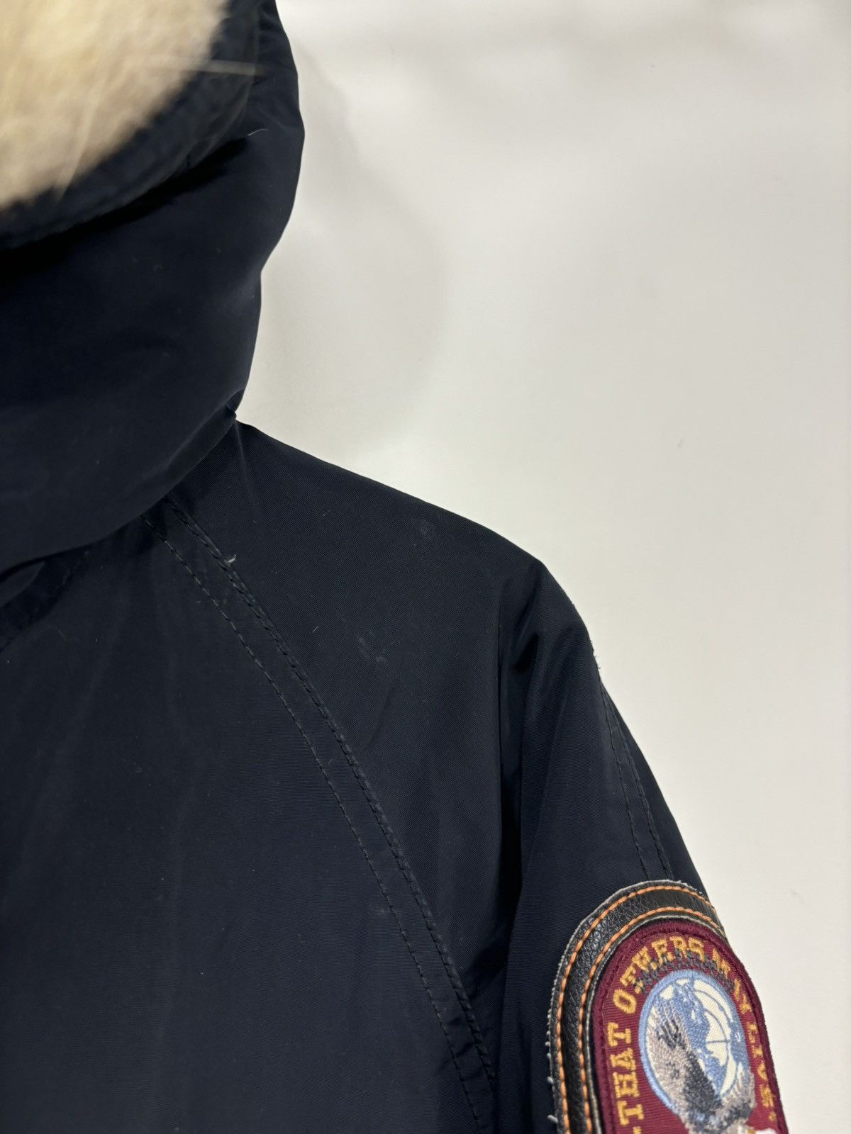 Parajumpers Parajumpers Flea Market Navy Fur Down Puffer Jacket Parka Size US L / EU 52-54 / 3 - 15 Thumbnail